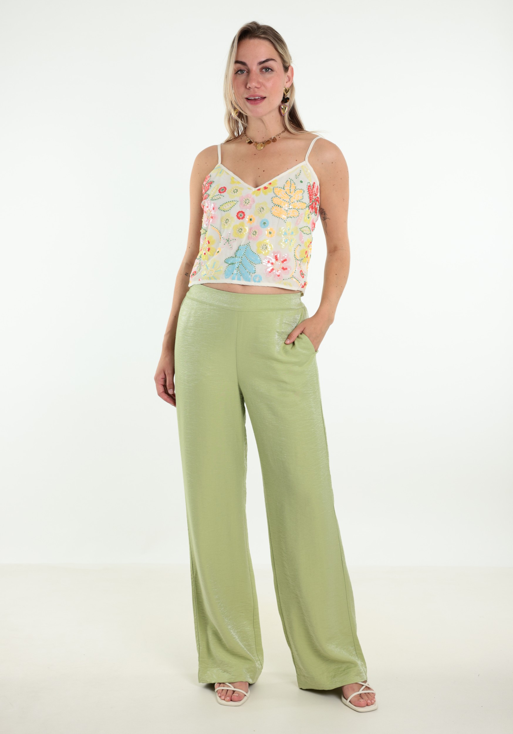 Jansen Amsterdam Broek DO SS26.4 Groen