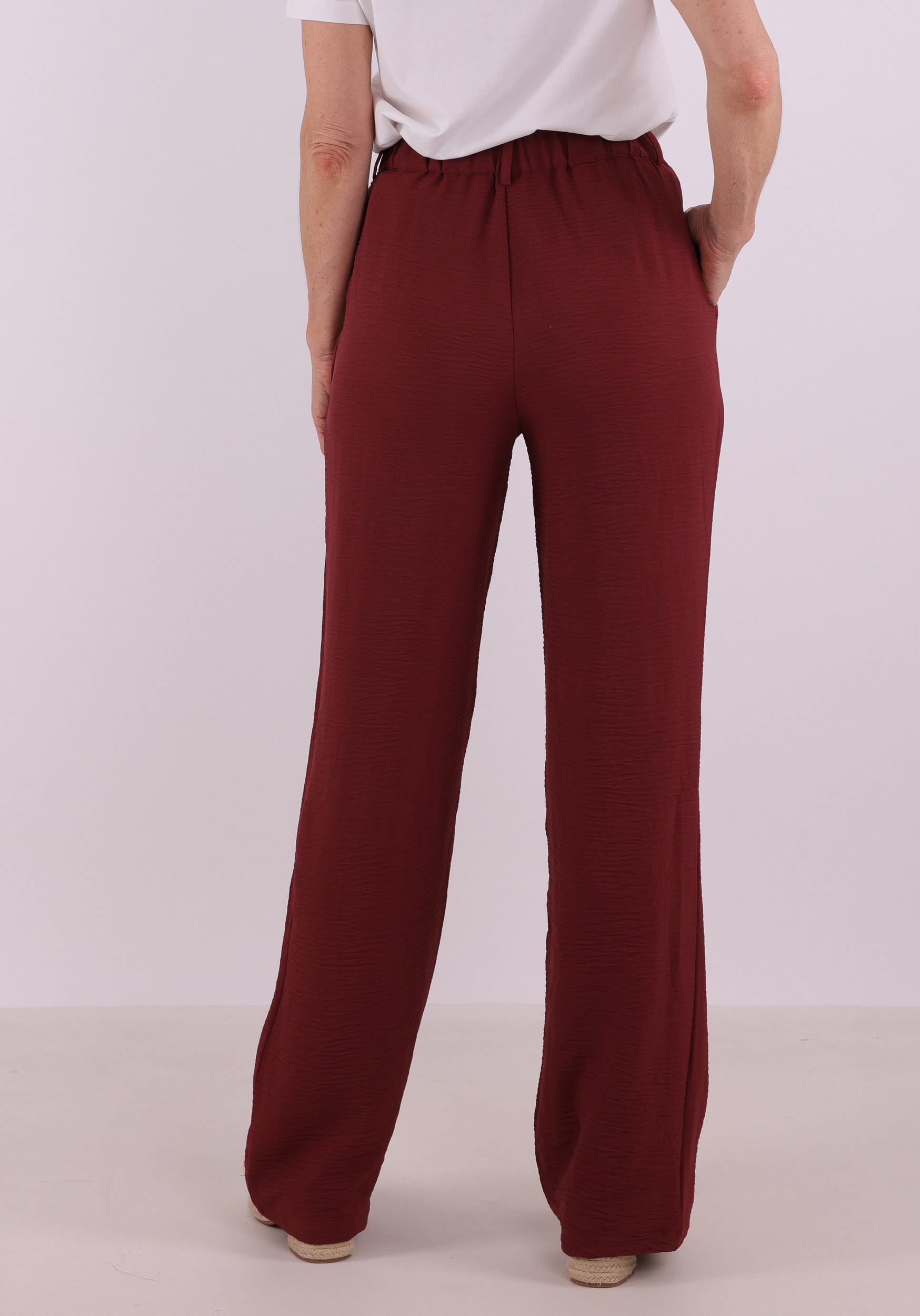 Geisha Broek Crincle 61111-21 Rood