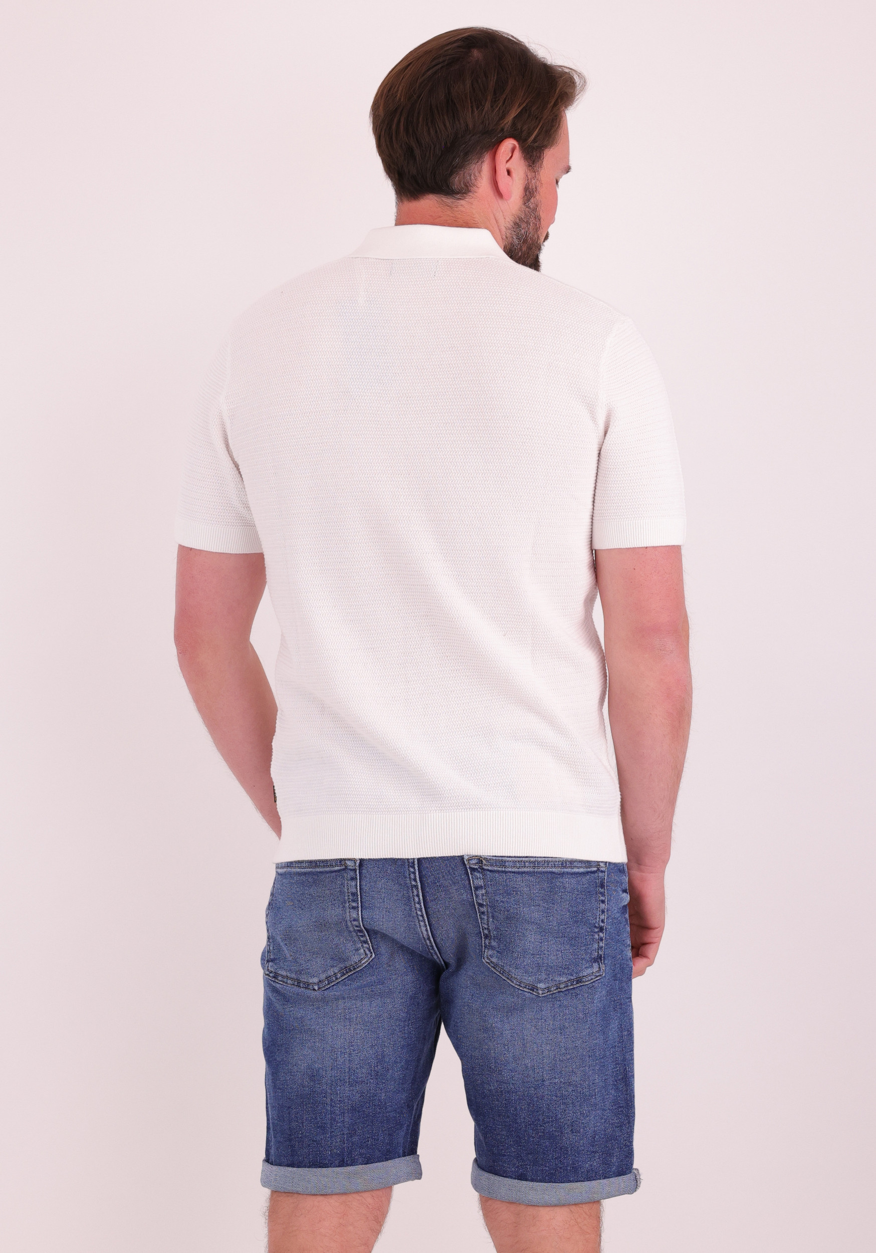 JACK & JONES Polo Riley 12292034 Wit