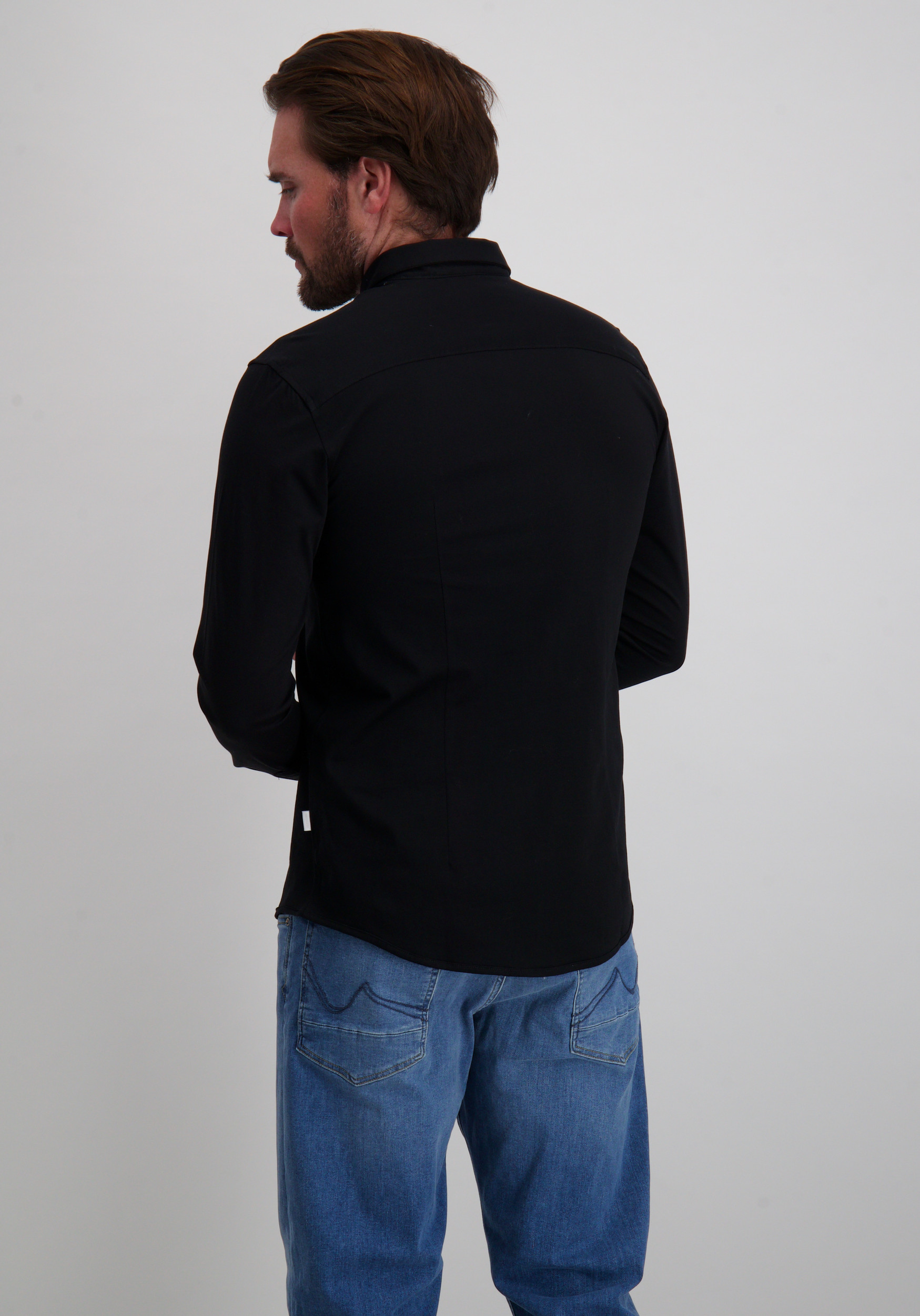 ONLY & SONS Overhemd stretch 22031023 Zwart