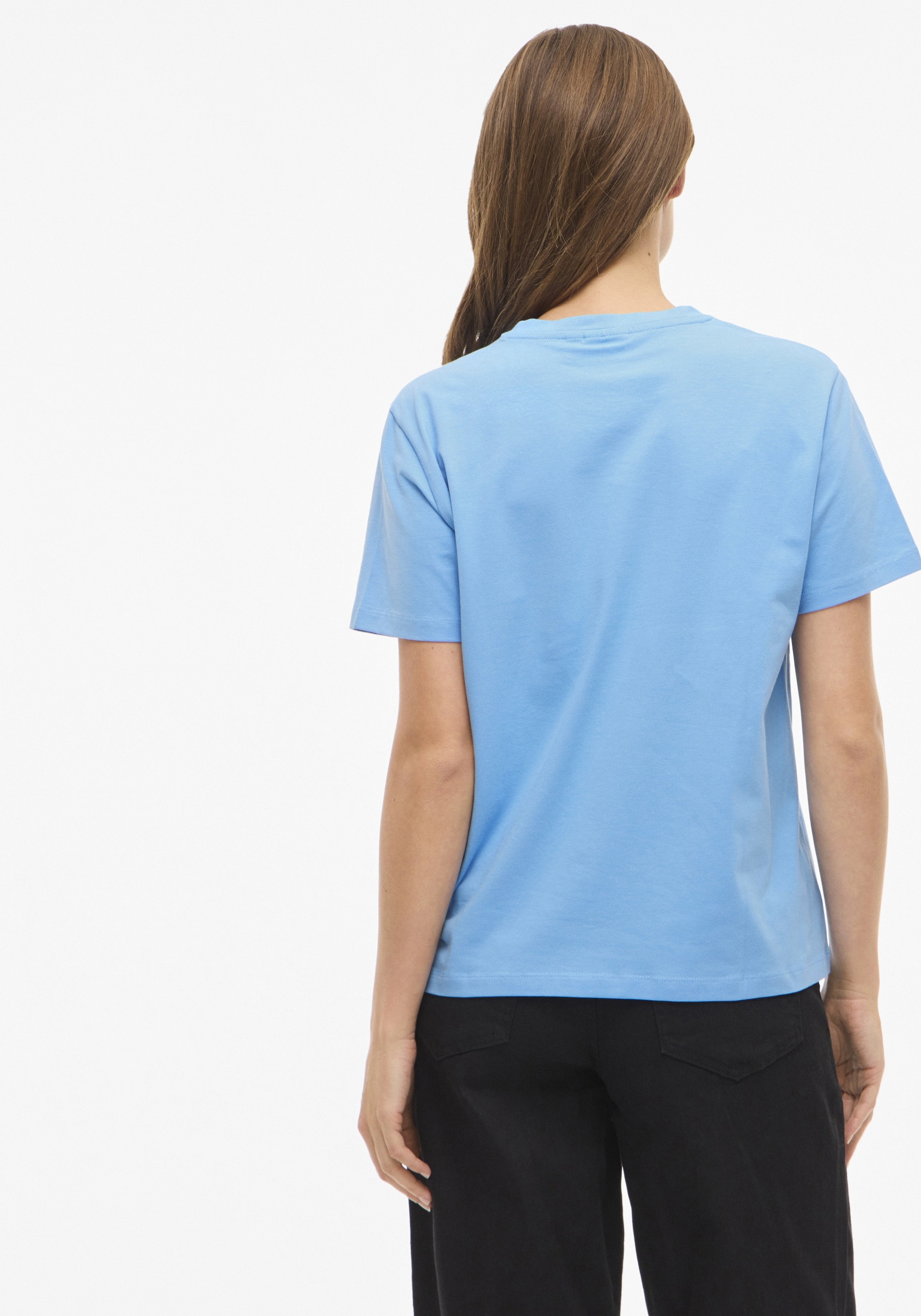 Vila T-shirt Nora 14103448 Blauw