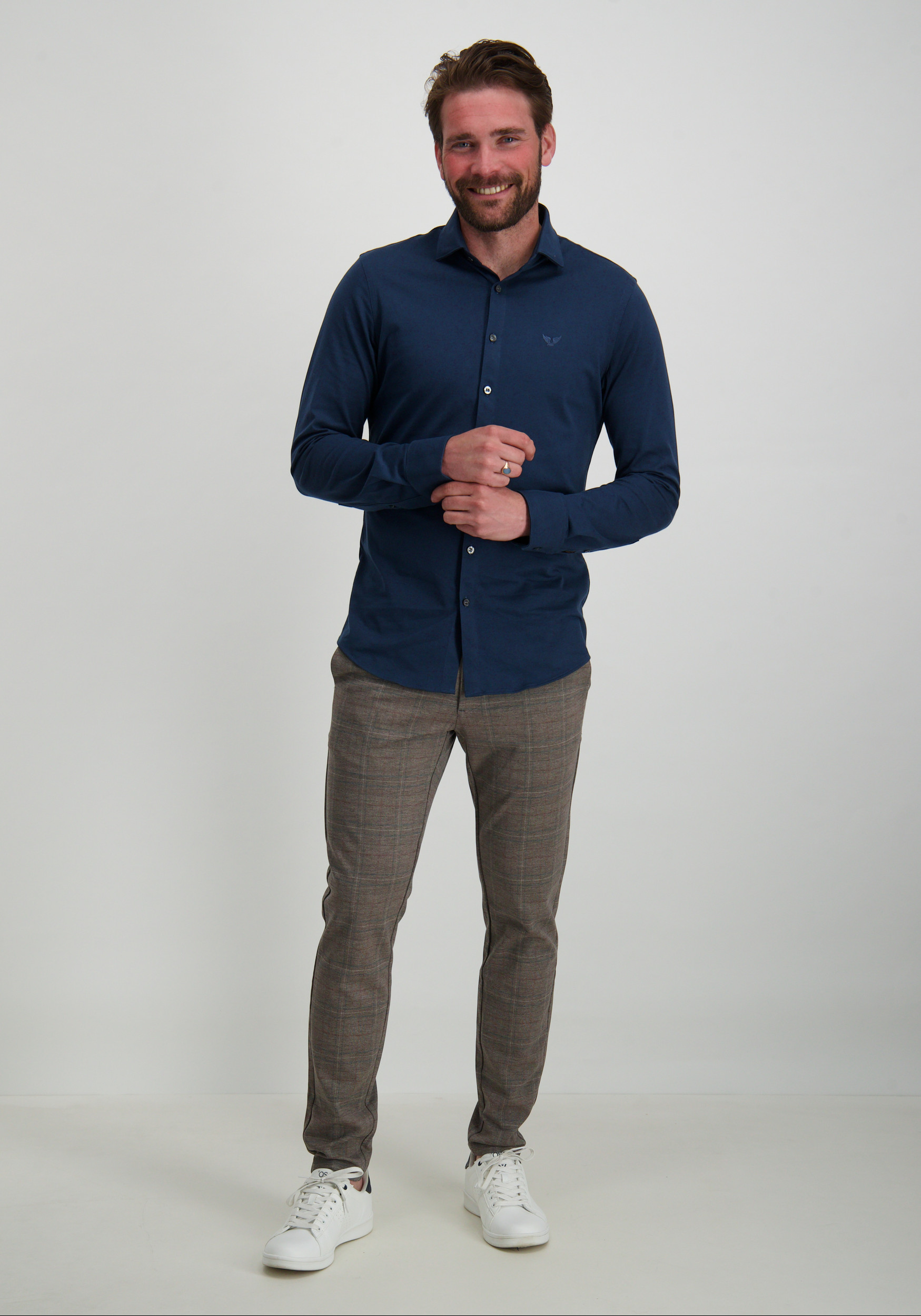 PME Legend Overhemd PSI2400033 Donker blauw