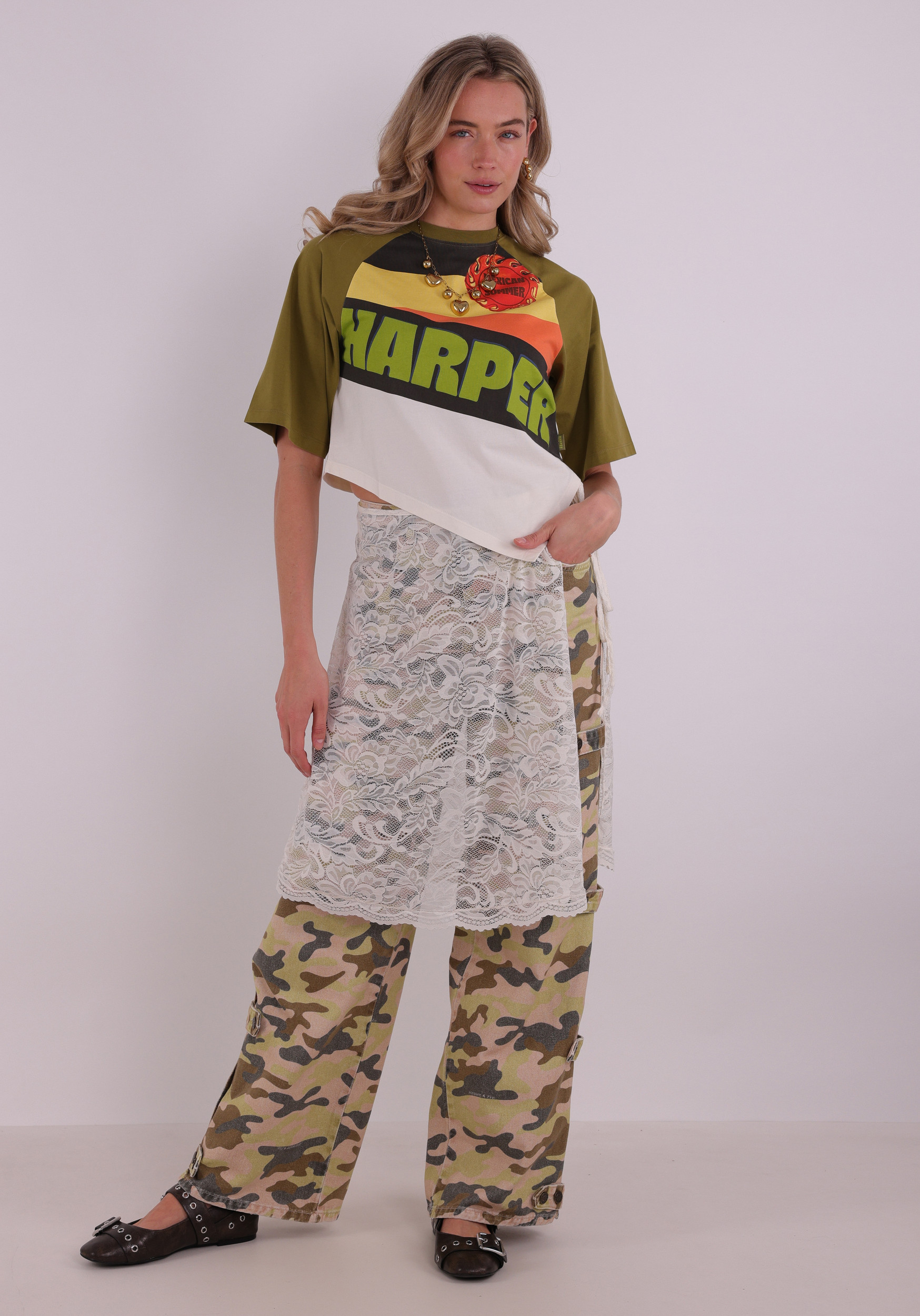 Harper & Yve Rok Leoni SS6P000 Ecru