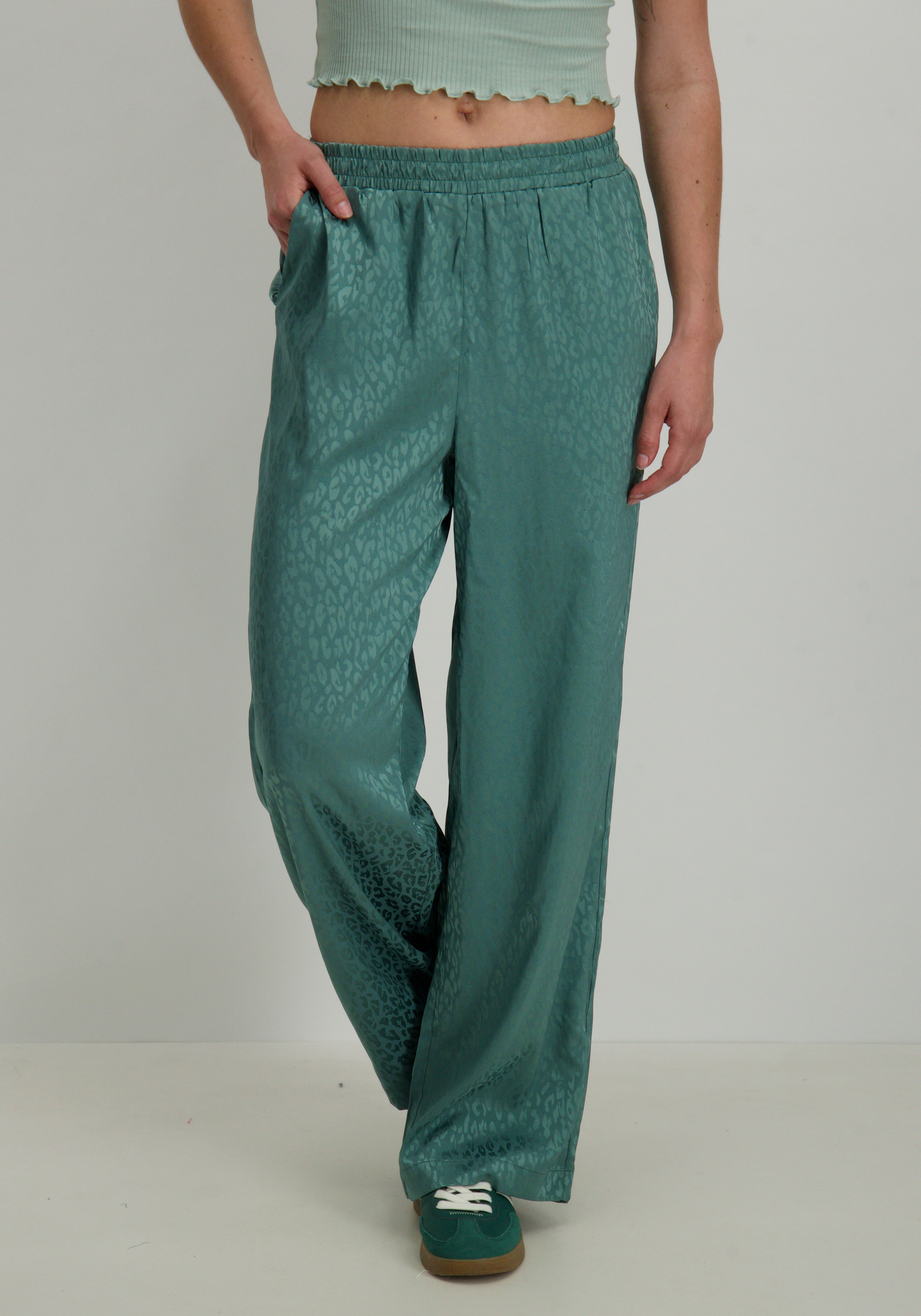 Vero moda Broek Malida 10336303 Groen