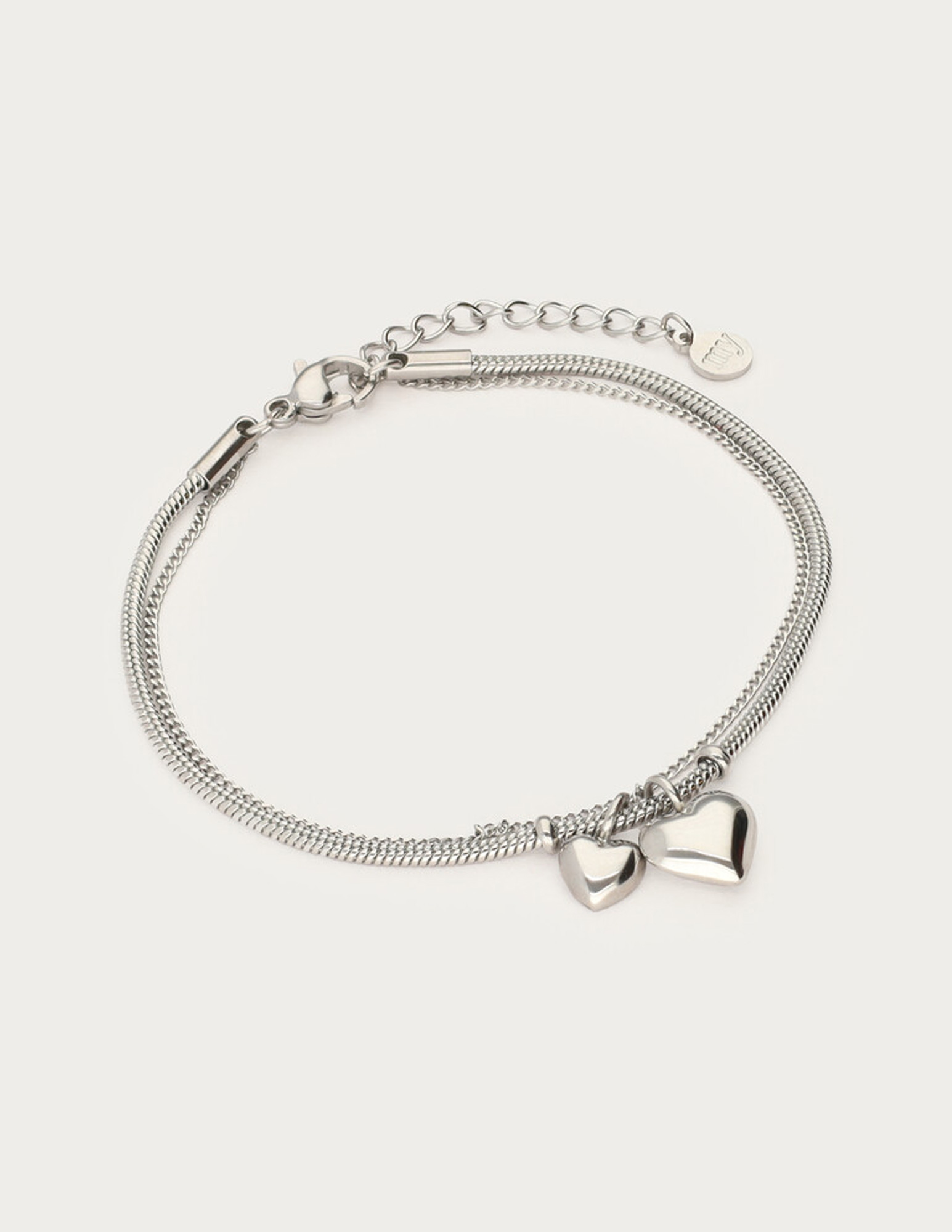 My Jewellery Dubbele armband mommy to be MJ14713 Zilver