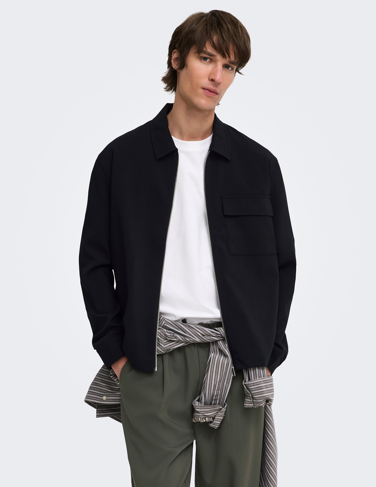 ONLY & SONS Overshirt Will 22038673 Zwart