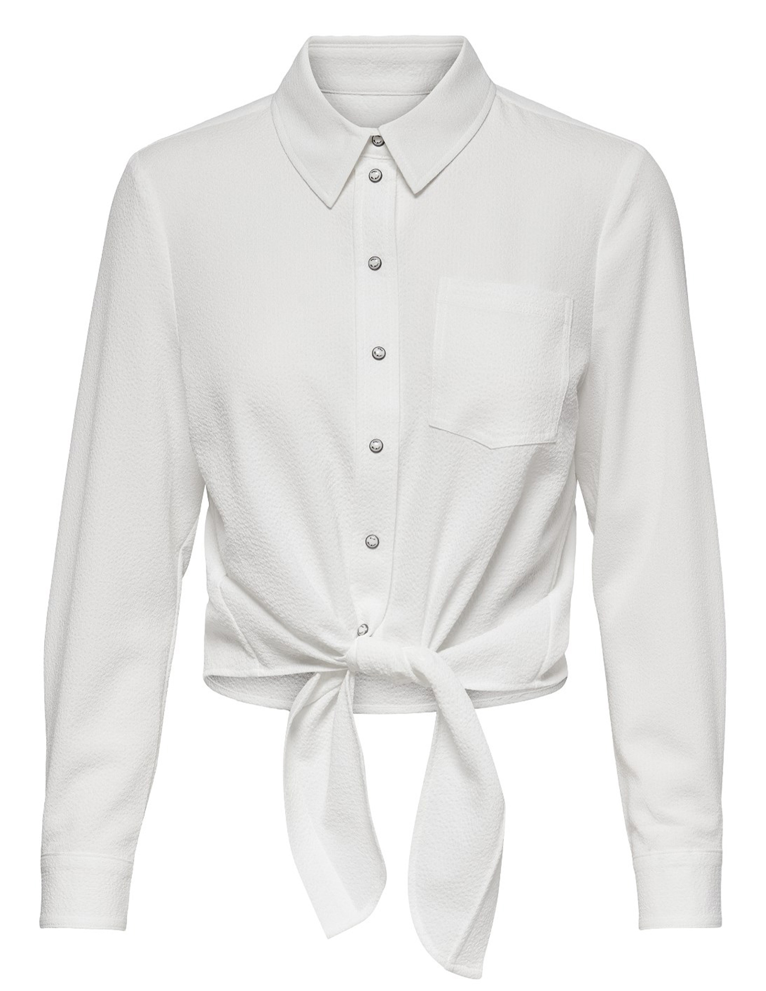 Only Blouse Lecey gestreept 15195910 Wolwit-ecru