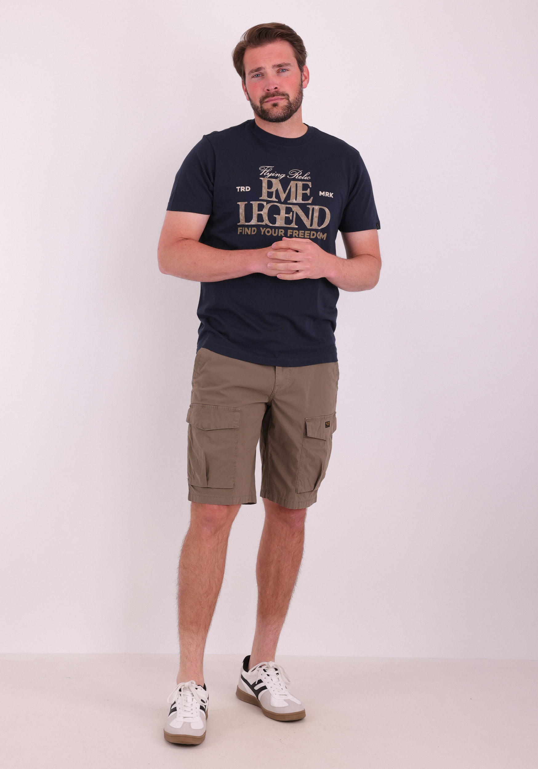 PME Legend T-shirt PTSS2604596 Donker blauw