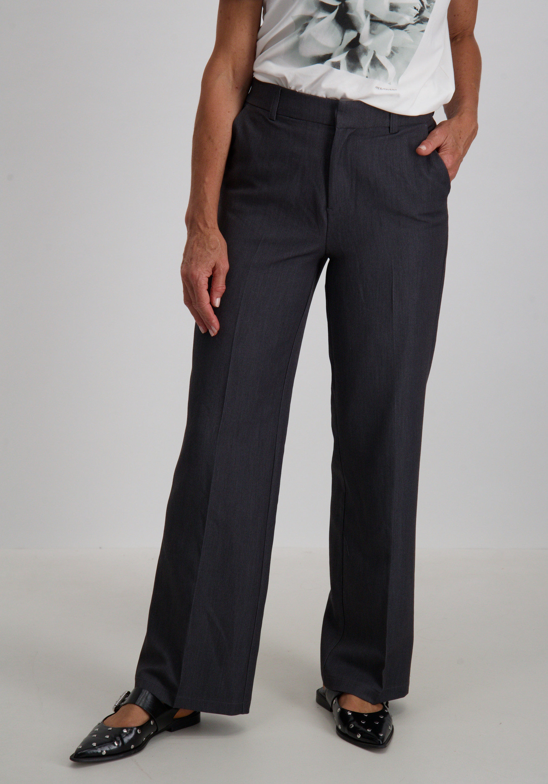 Only Broek Hattie-lana 15318089 Donker Grijs