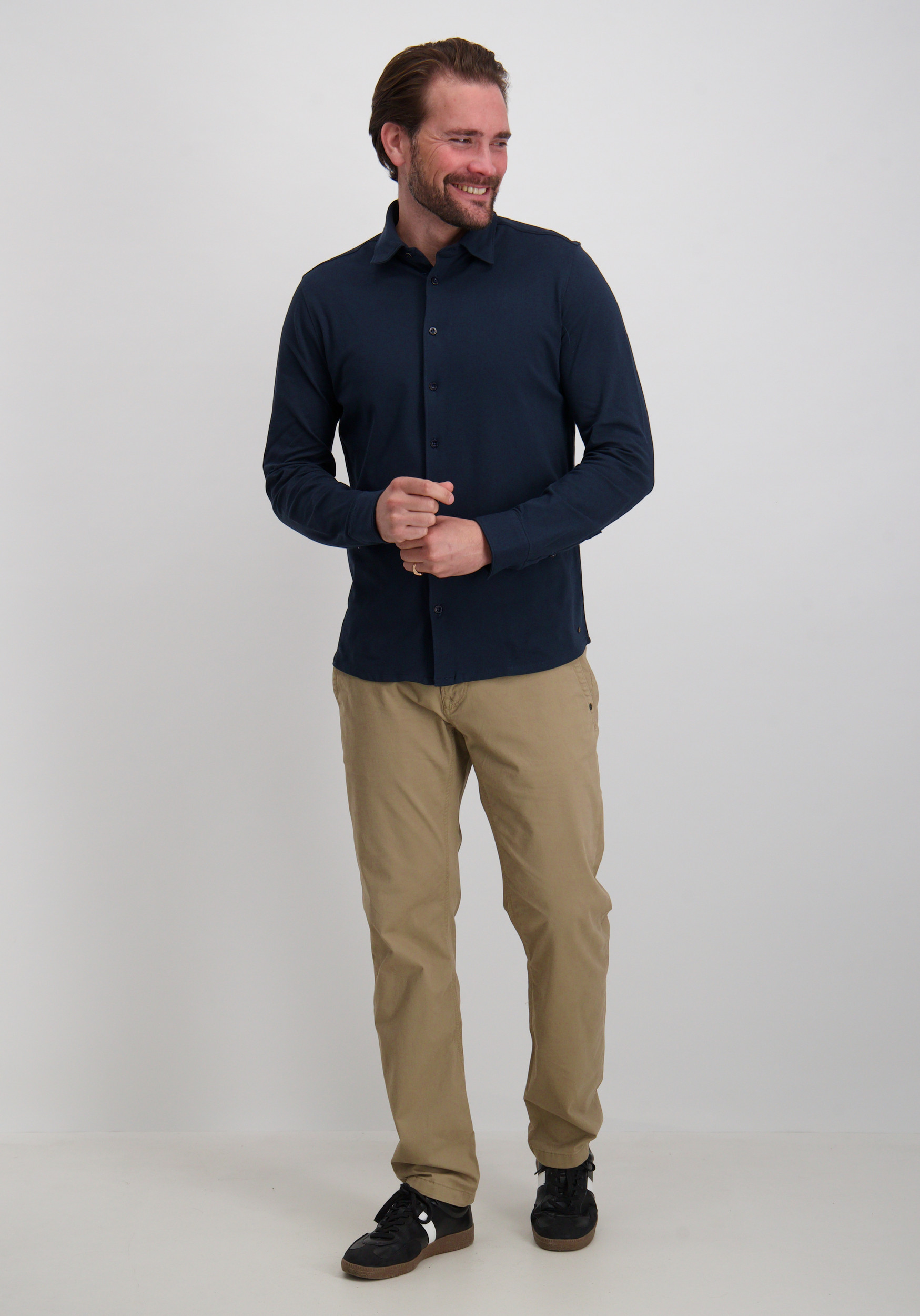 No Excess Overhemd N4186 Donker blauw