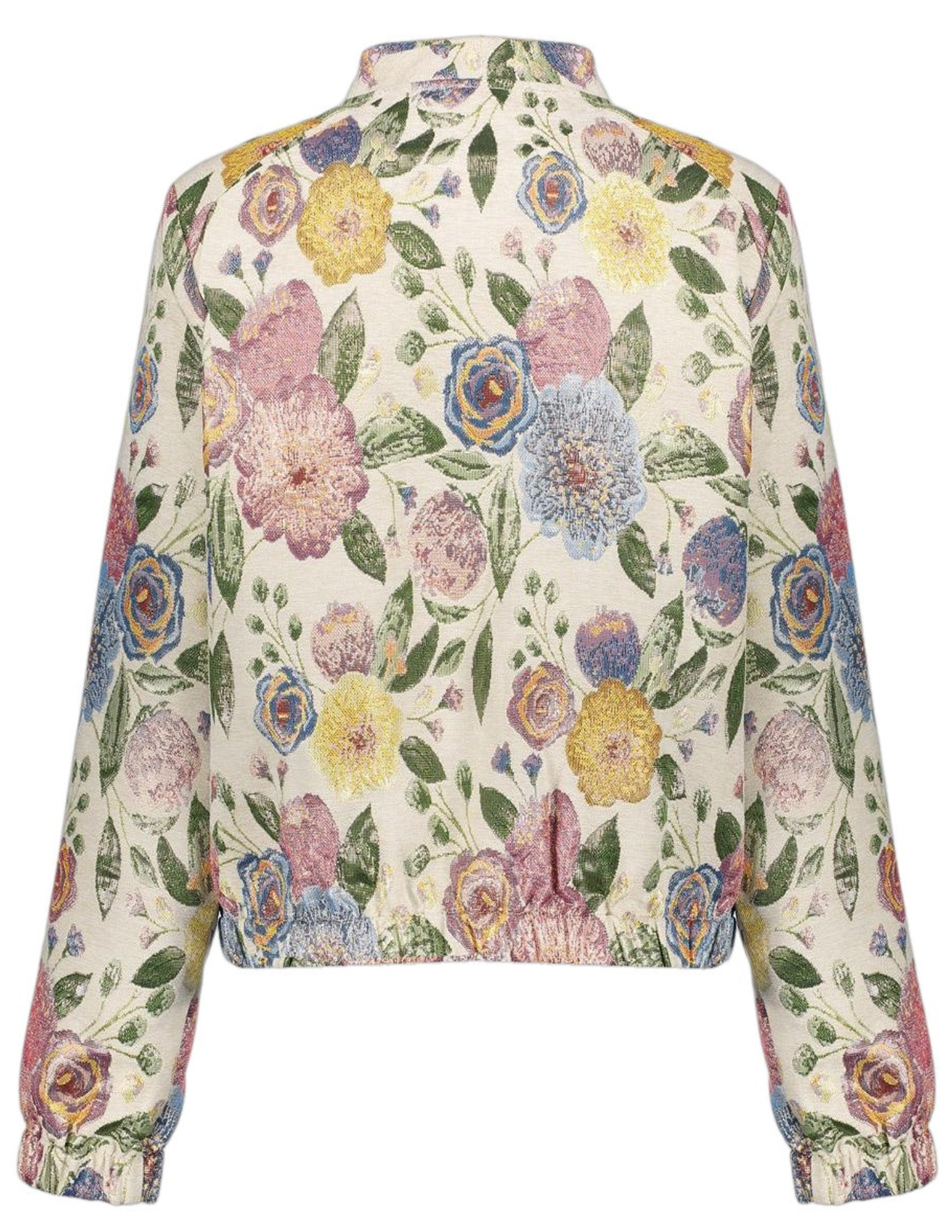 Geisha Bomberjacket Leaves 65090-26 Zand