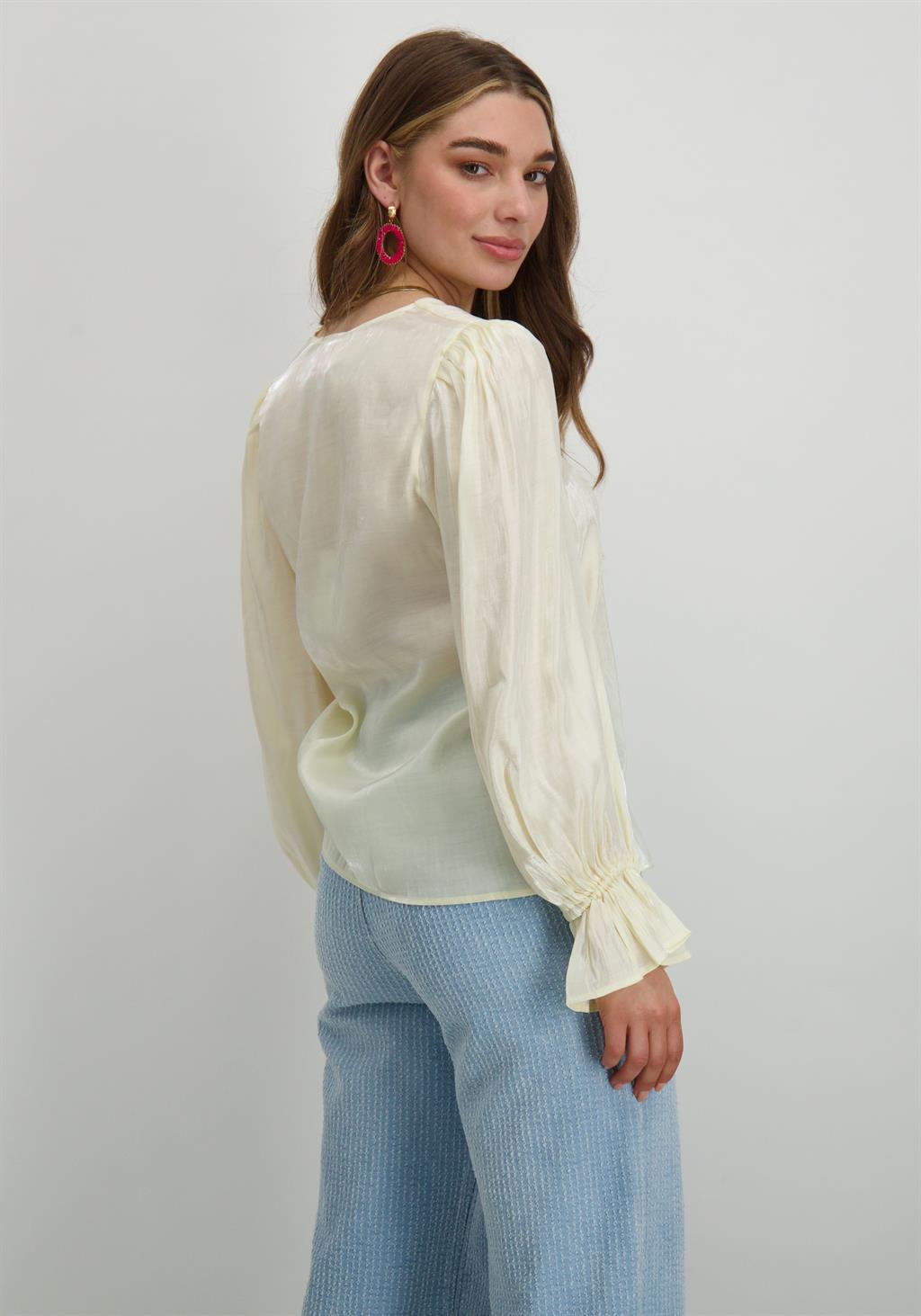 Amaya Amsterdam Blouse LEXI Beige