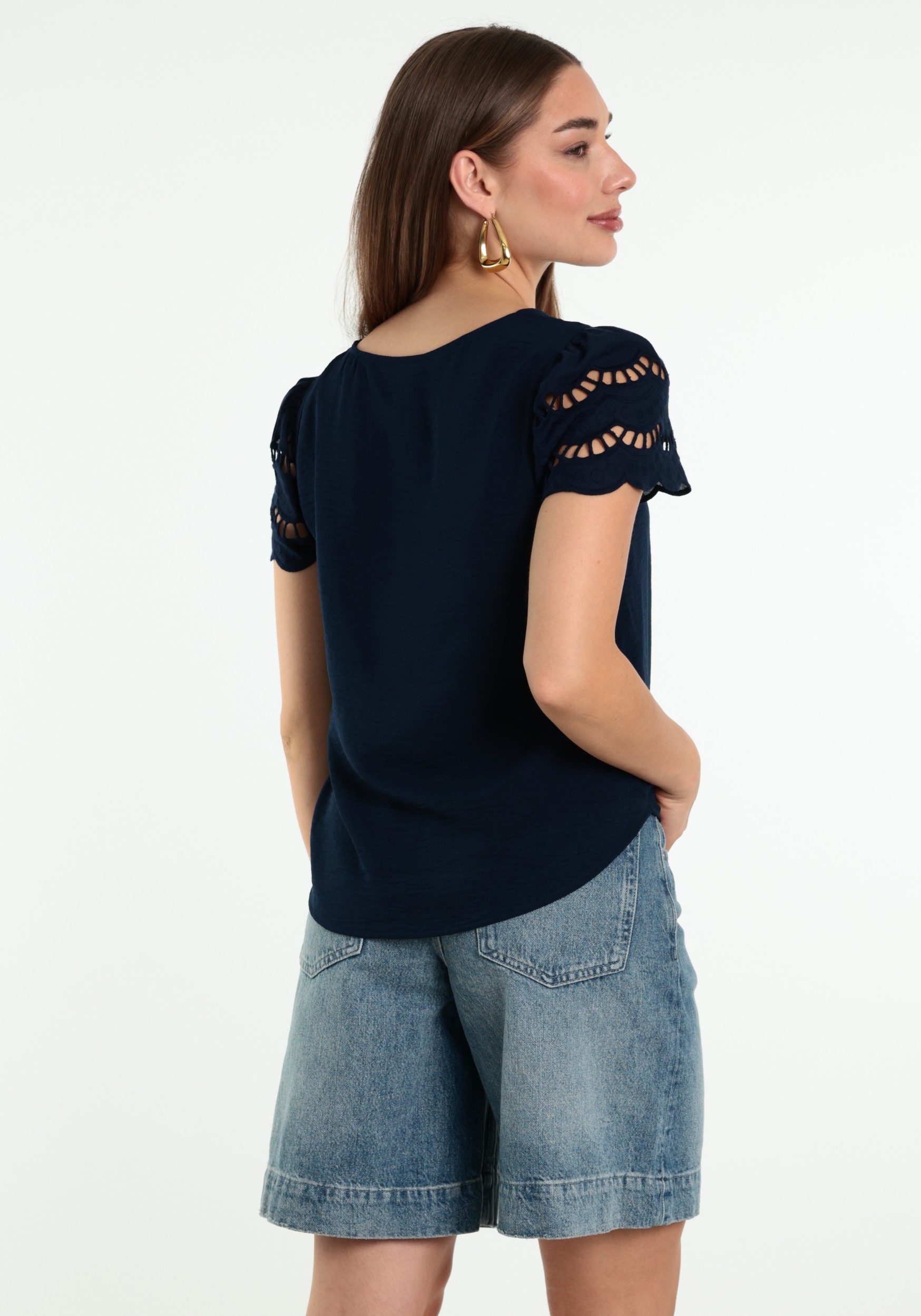 JDY Blouse Hannah 15312609 Donker blauw