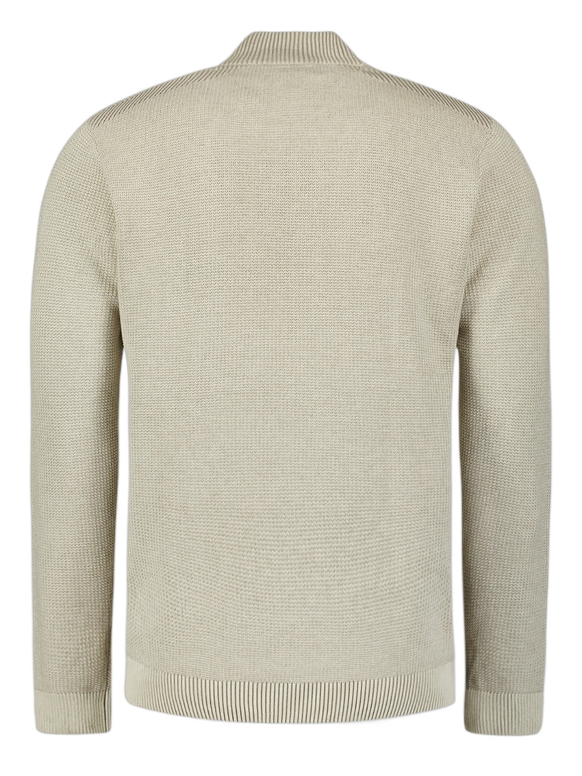No Excess Half zip pullover 29230813SN Zand