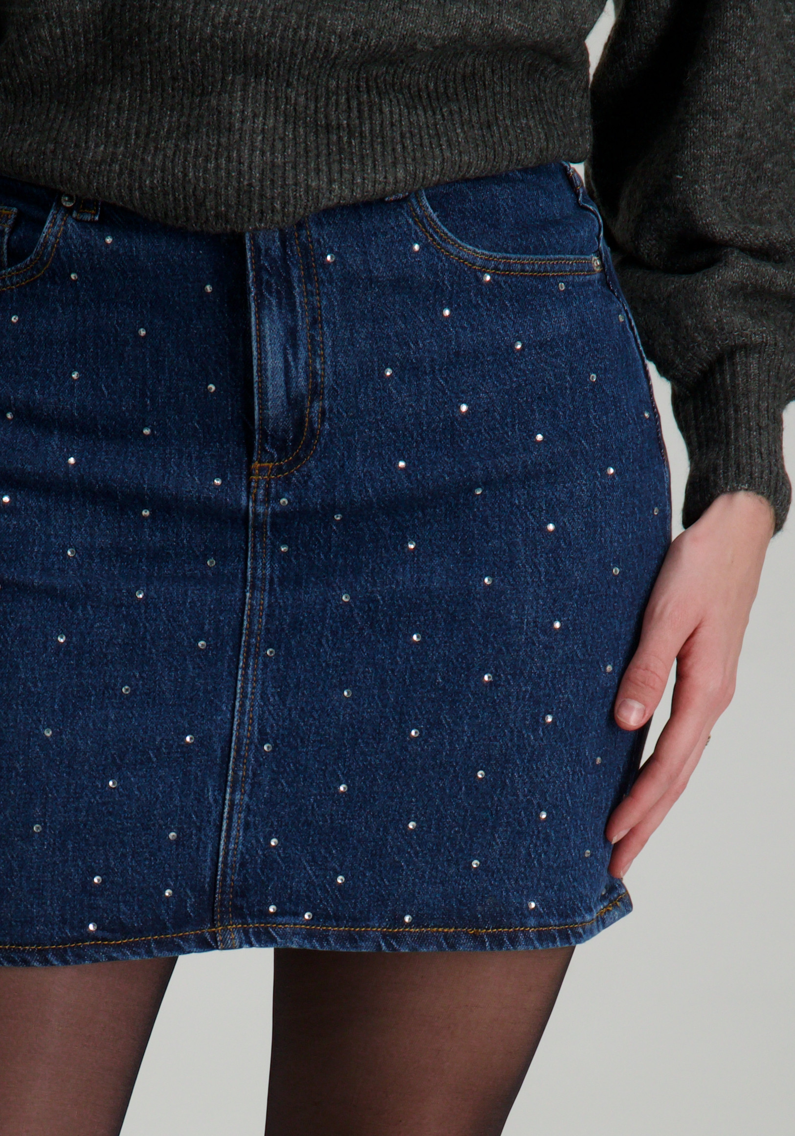 Vero moda Korte Rok Tessa 10313988 Jeans blauw