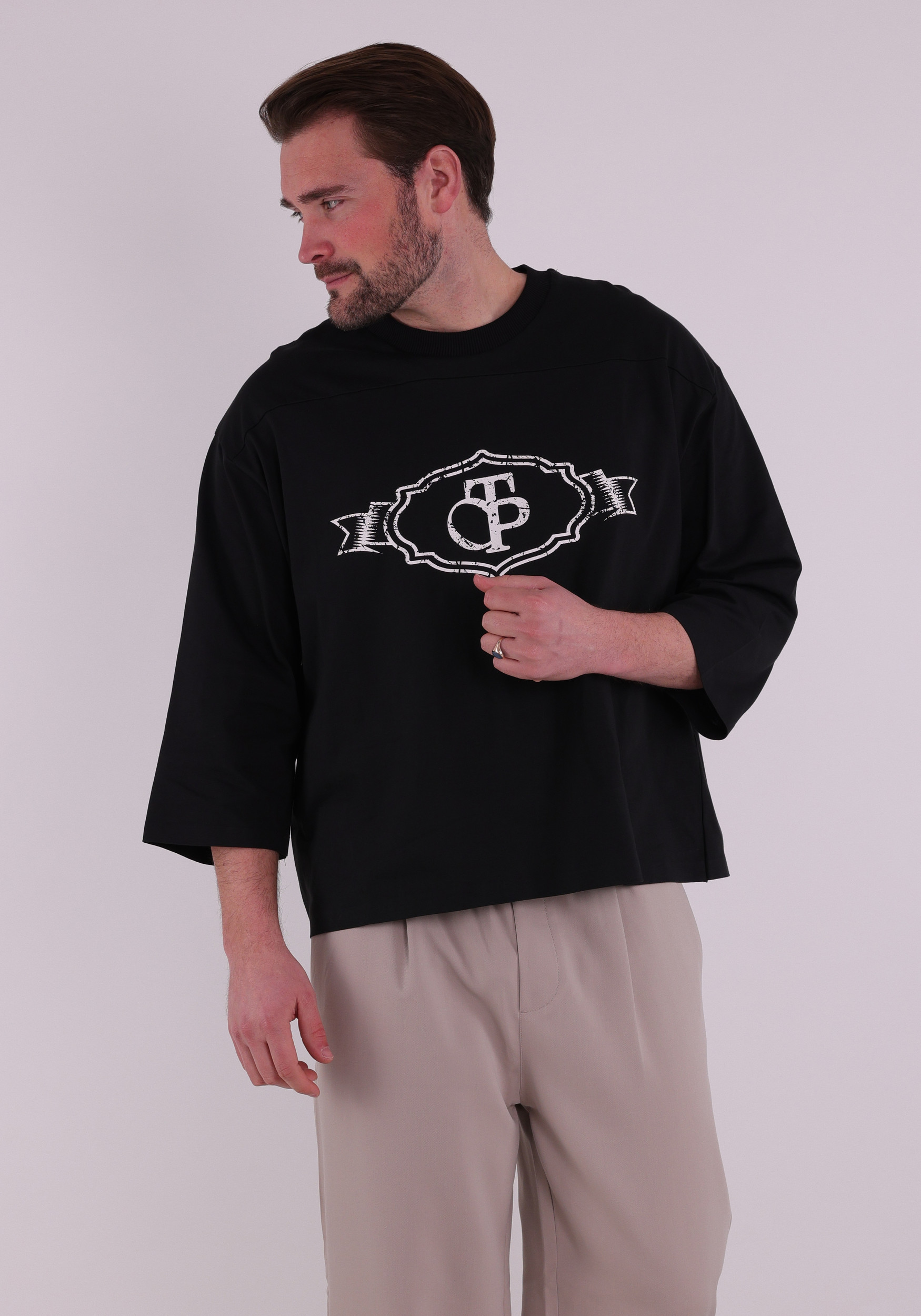 Off The Pitch T-Shirt Pitch pro raw edge OTP253402 Zwart