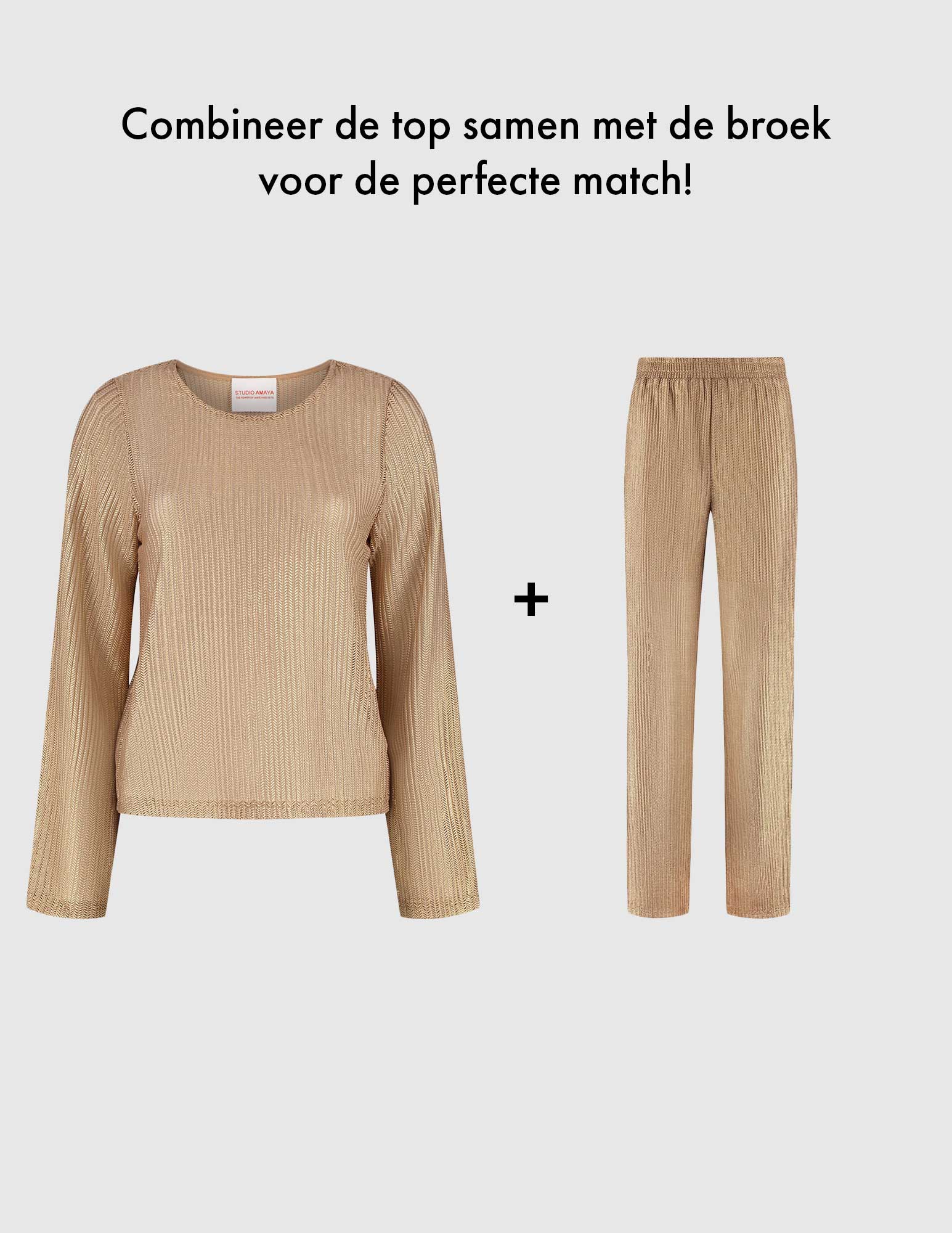 Amaya Amsterdam Top Evi Evi Goud