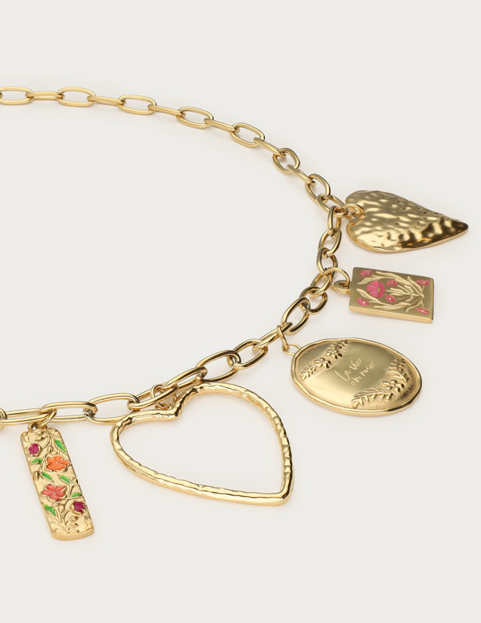 My Jewellery Botanical statement bedel ketting MJ13754 Goud