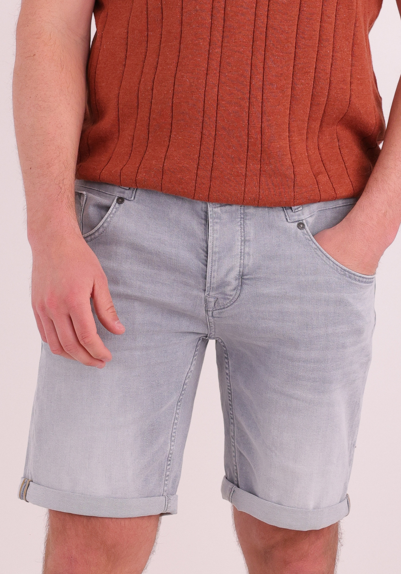 PME Legend Korte broek Carior PSH2603755 Licht grijs