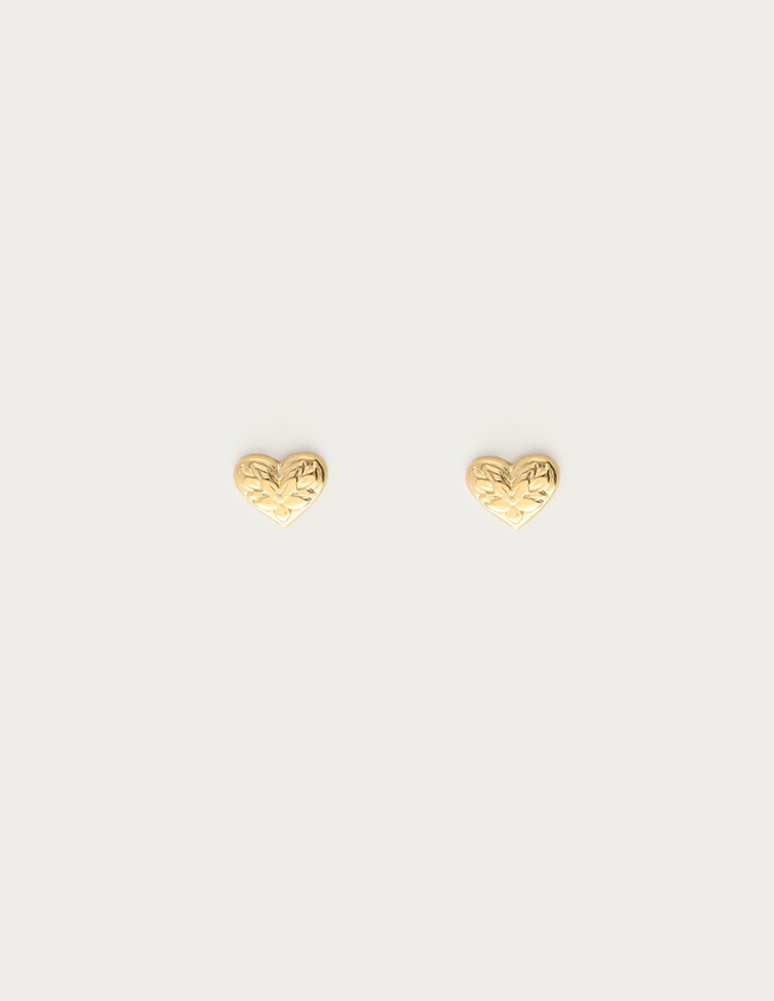 My Jewellery Botanical studs bloemen hart mini MJ13863 Goud