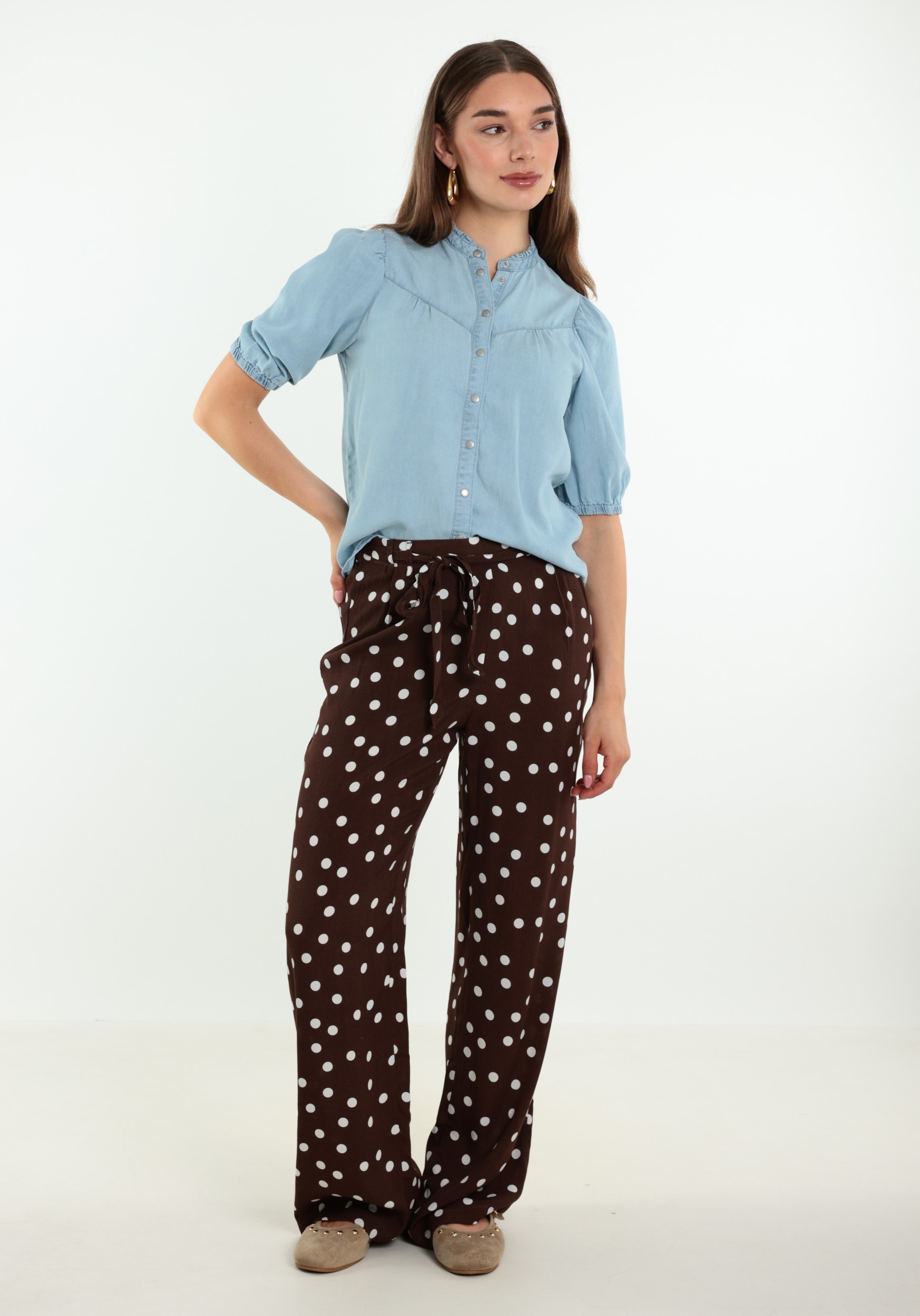 ONLY Blouse Charis 15364008 Licht blauw