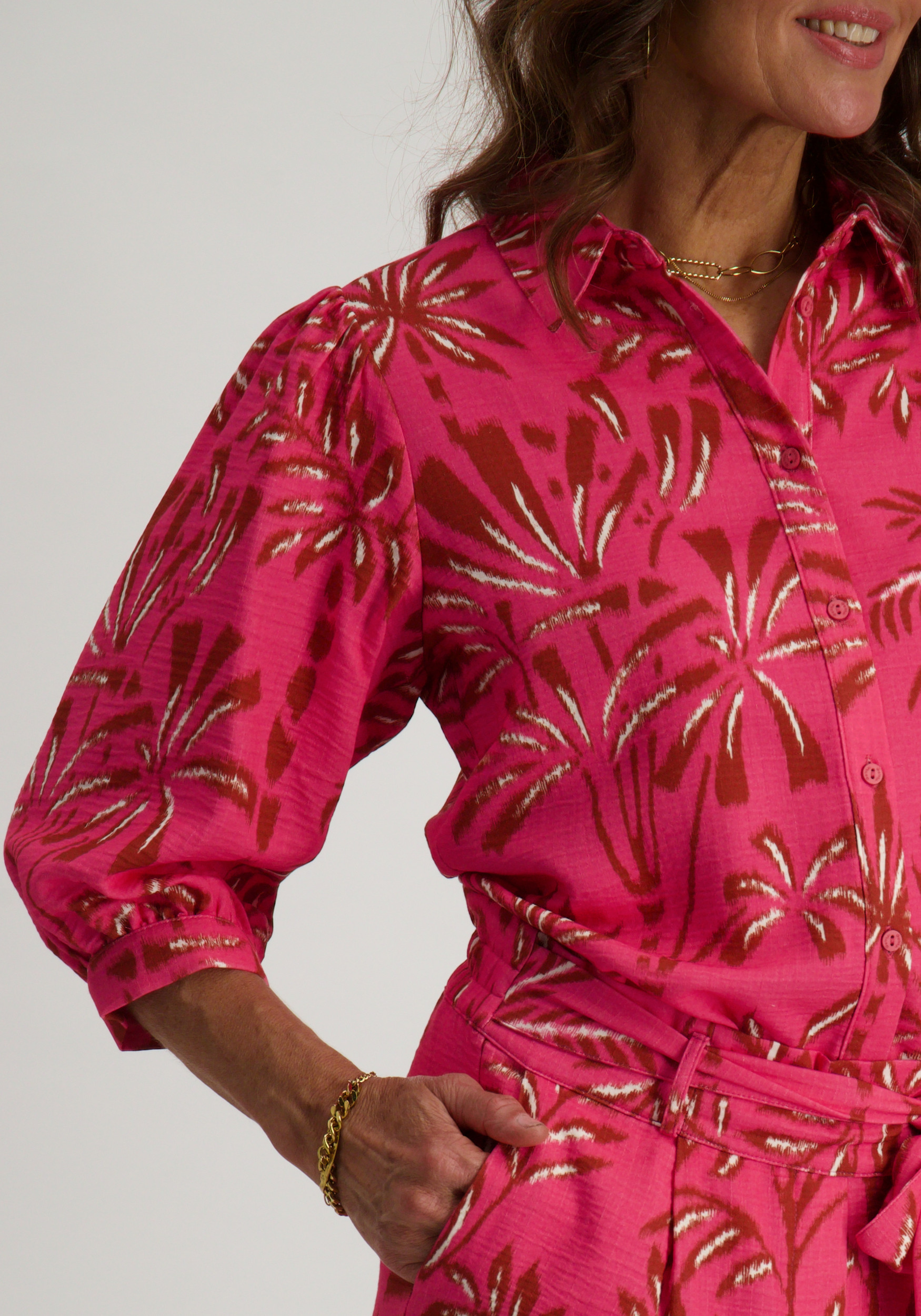 Geisha Blouse 53488-20 Rose