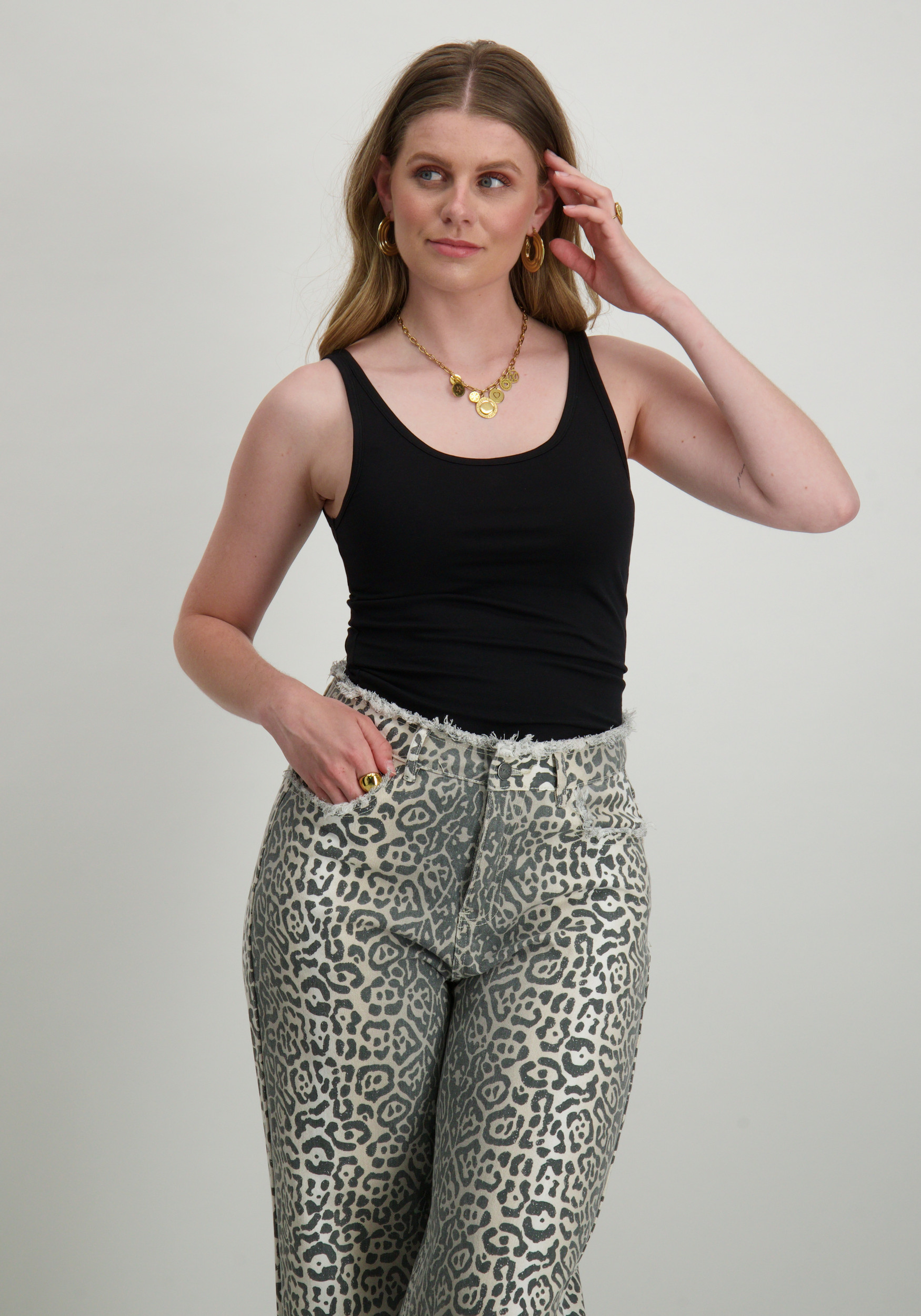 Be'Lieve Halter Top 50304 Zwart