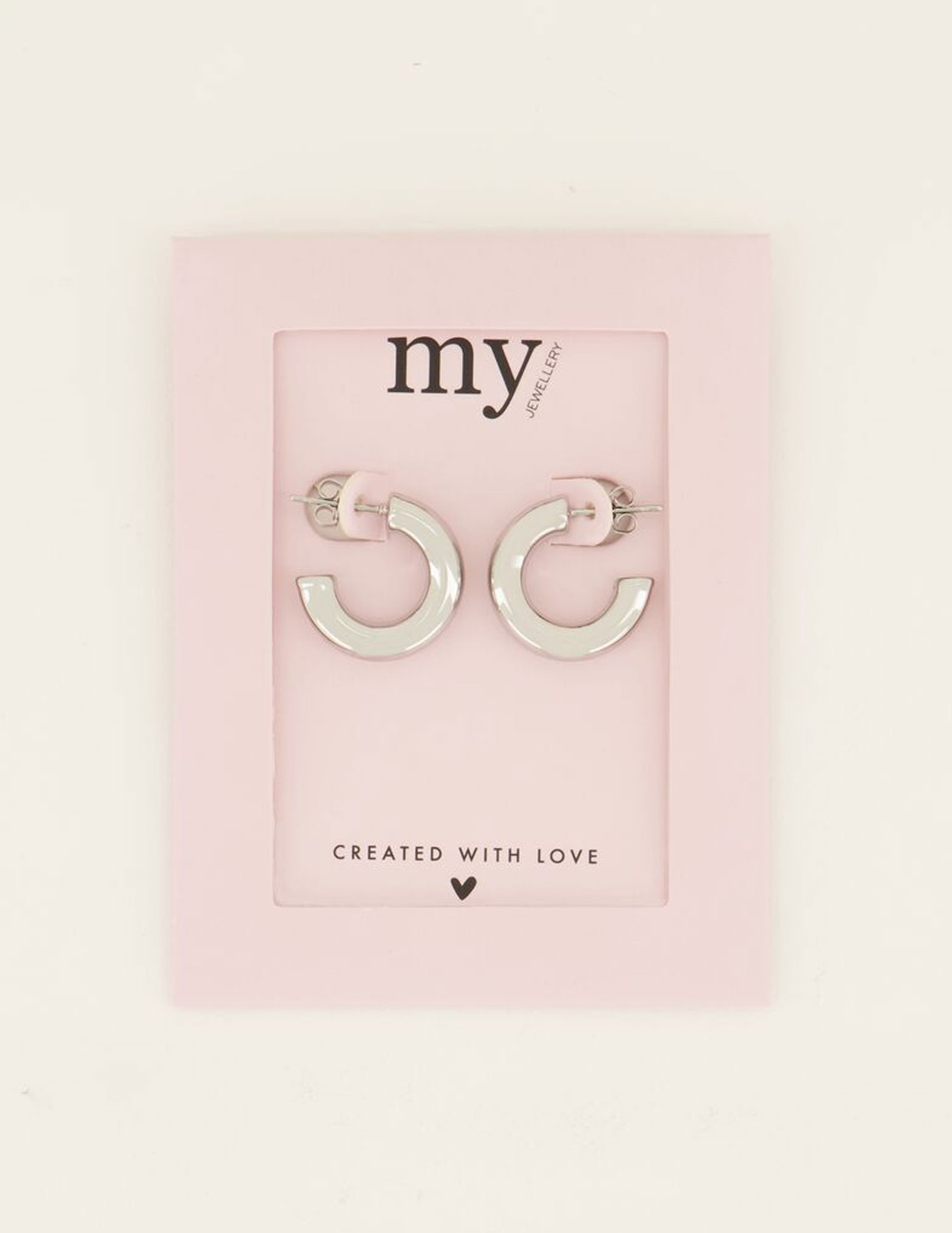 My Jewellery Oorringen open klein MJ01341 Zilver