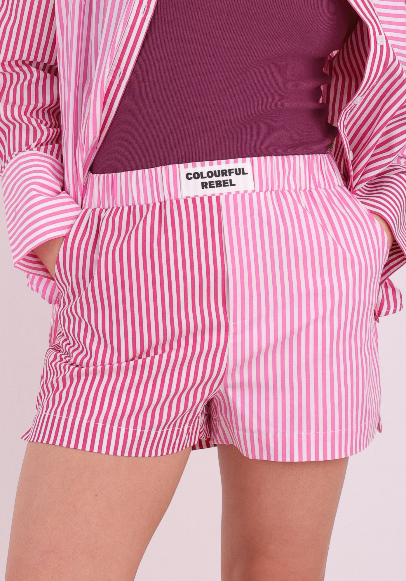 Colourful Rebel Short Lyn WS117696 Rose