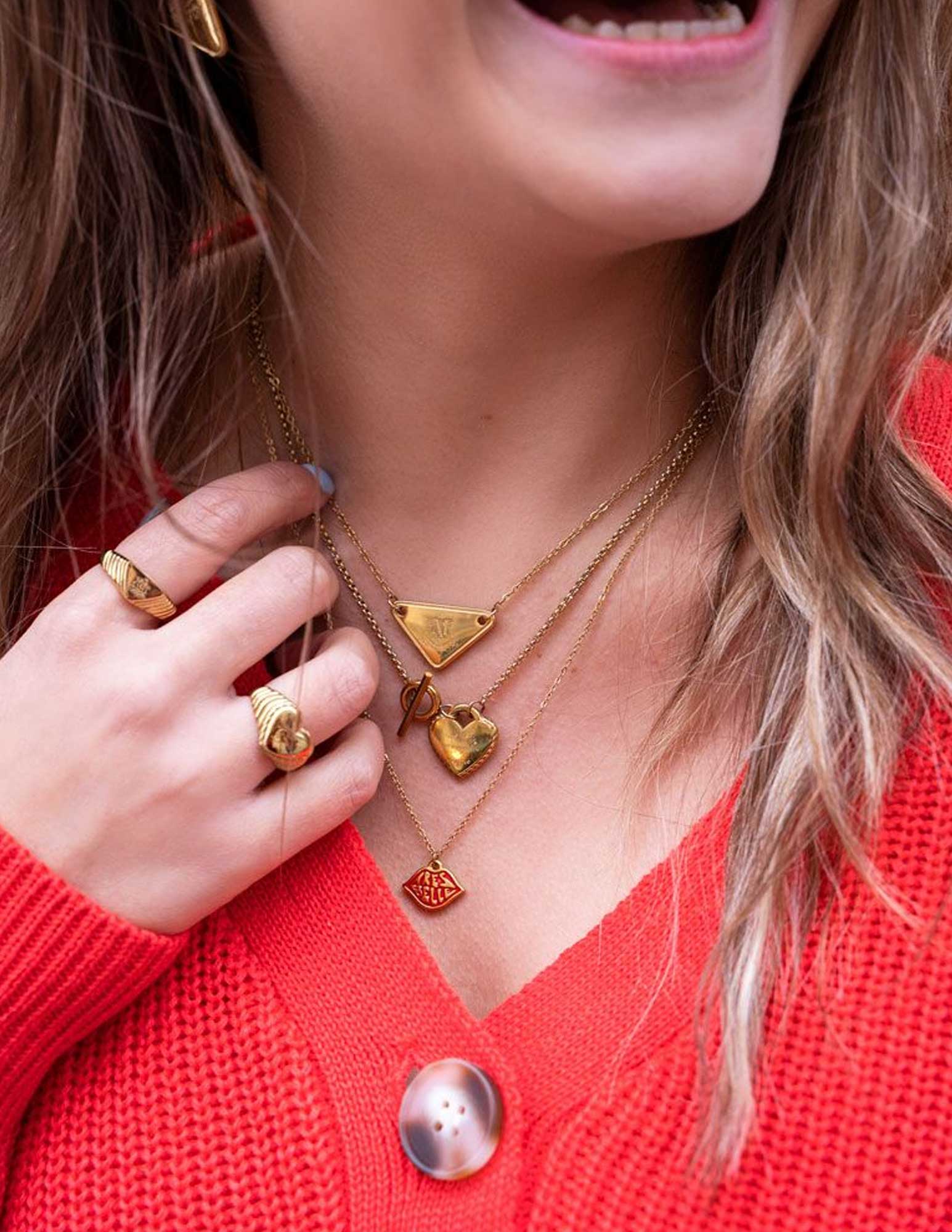 My Jewellery Ketting hart Candy Couture MJ06285 Goud