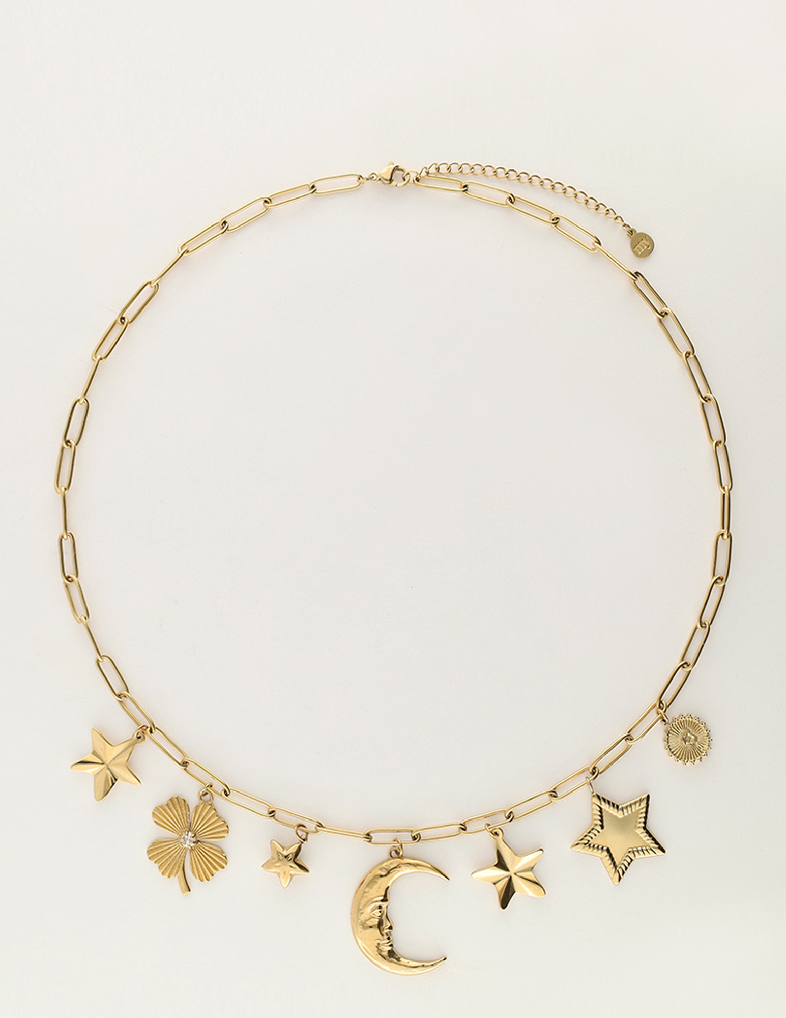 My Jewellery Starry schakelketting met bedels MJ11985 Goud
