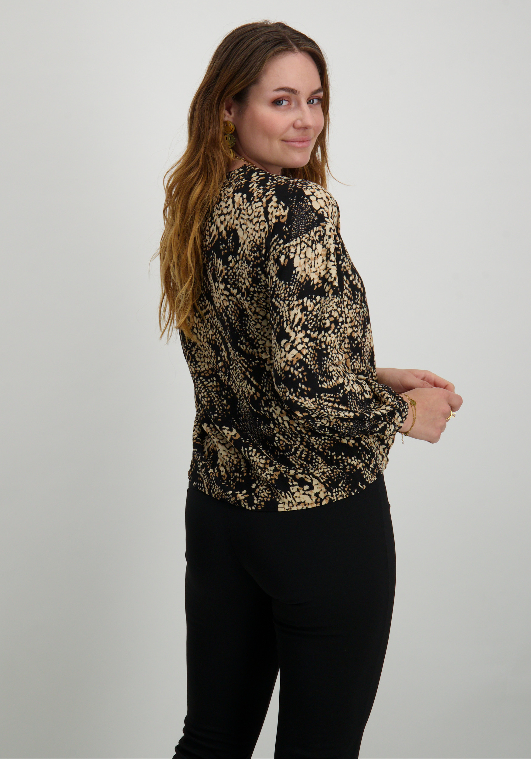 Vero moda Blouse Freya 10316566 Midden bruin