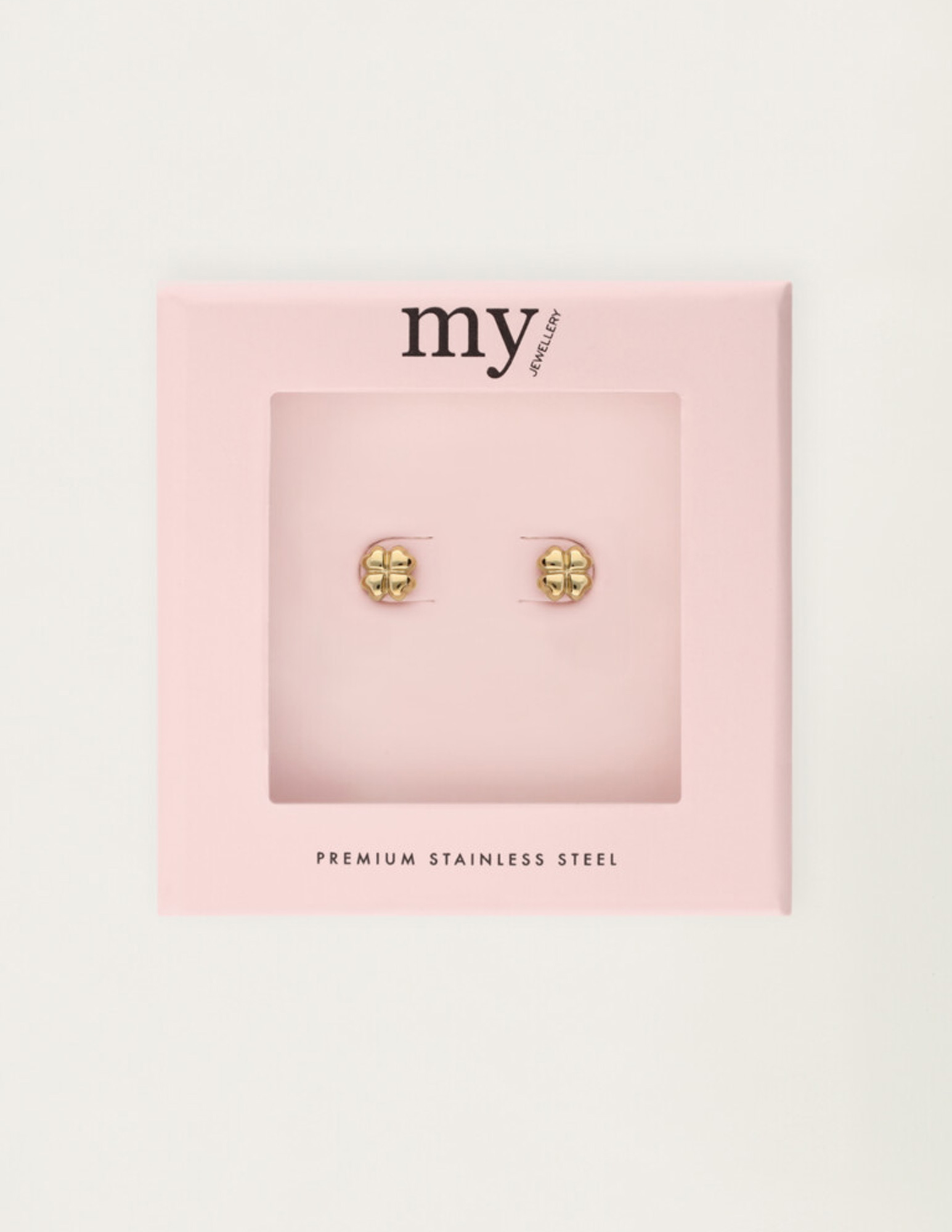 My Jewellery Studs met mini klaver MJ12097 Goud