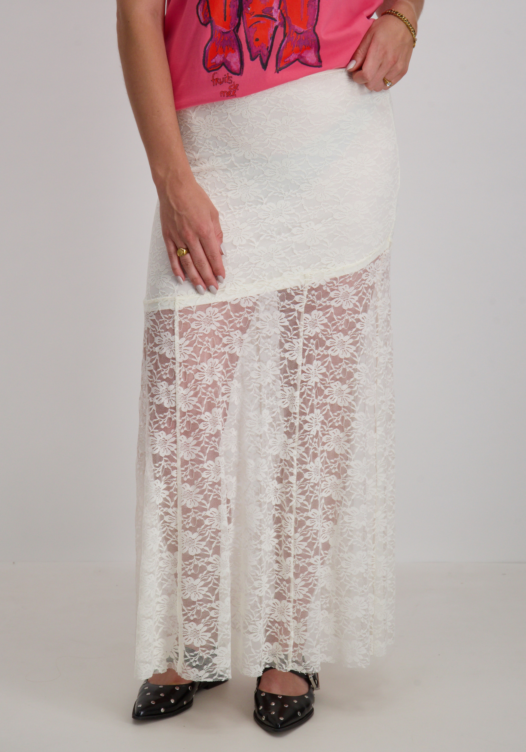 Vero moda Rok Mollie 10337965 Ecru