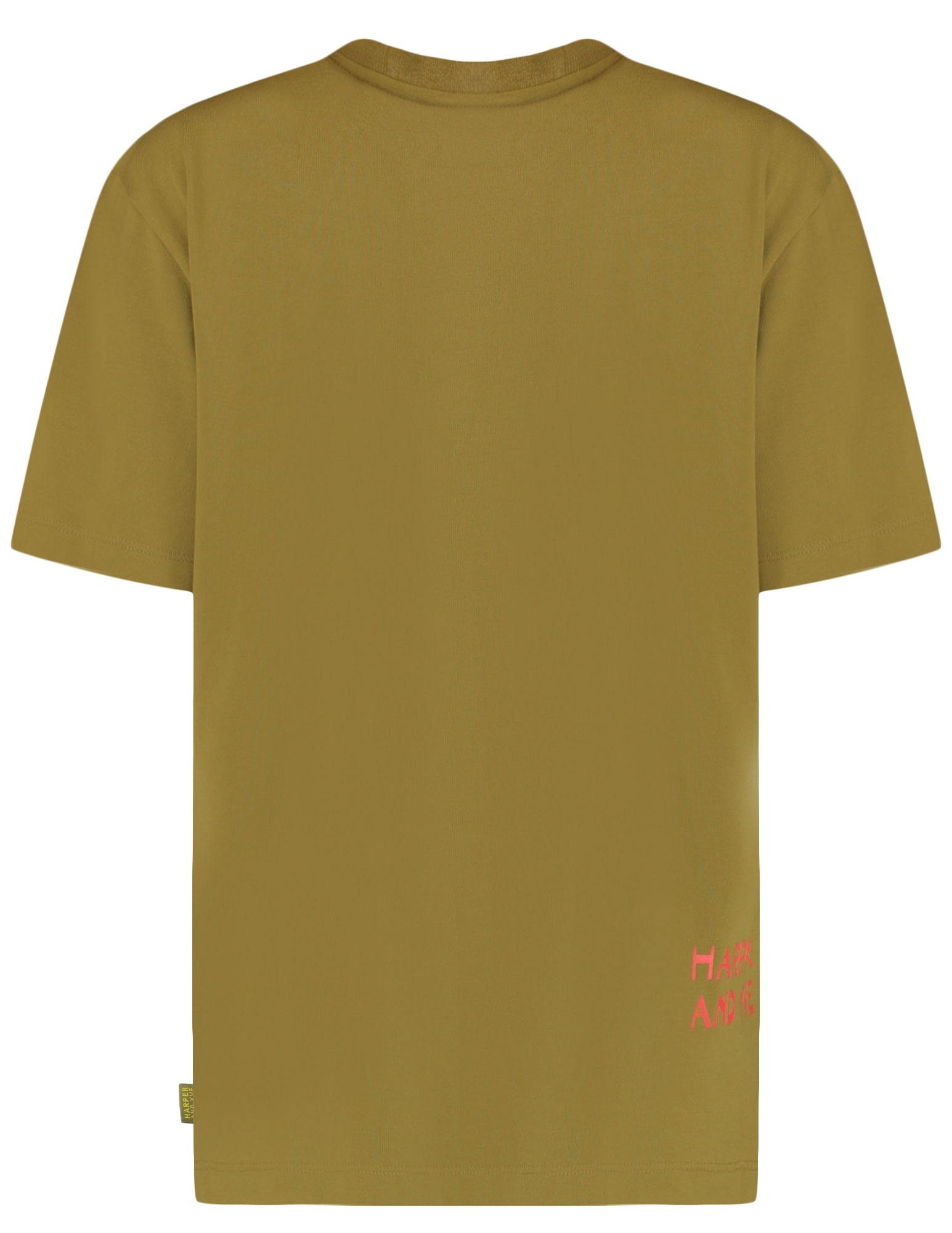 Harper & Yve T-shirt Bandida SS6Y304 Midden groen