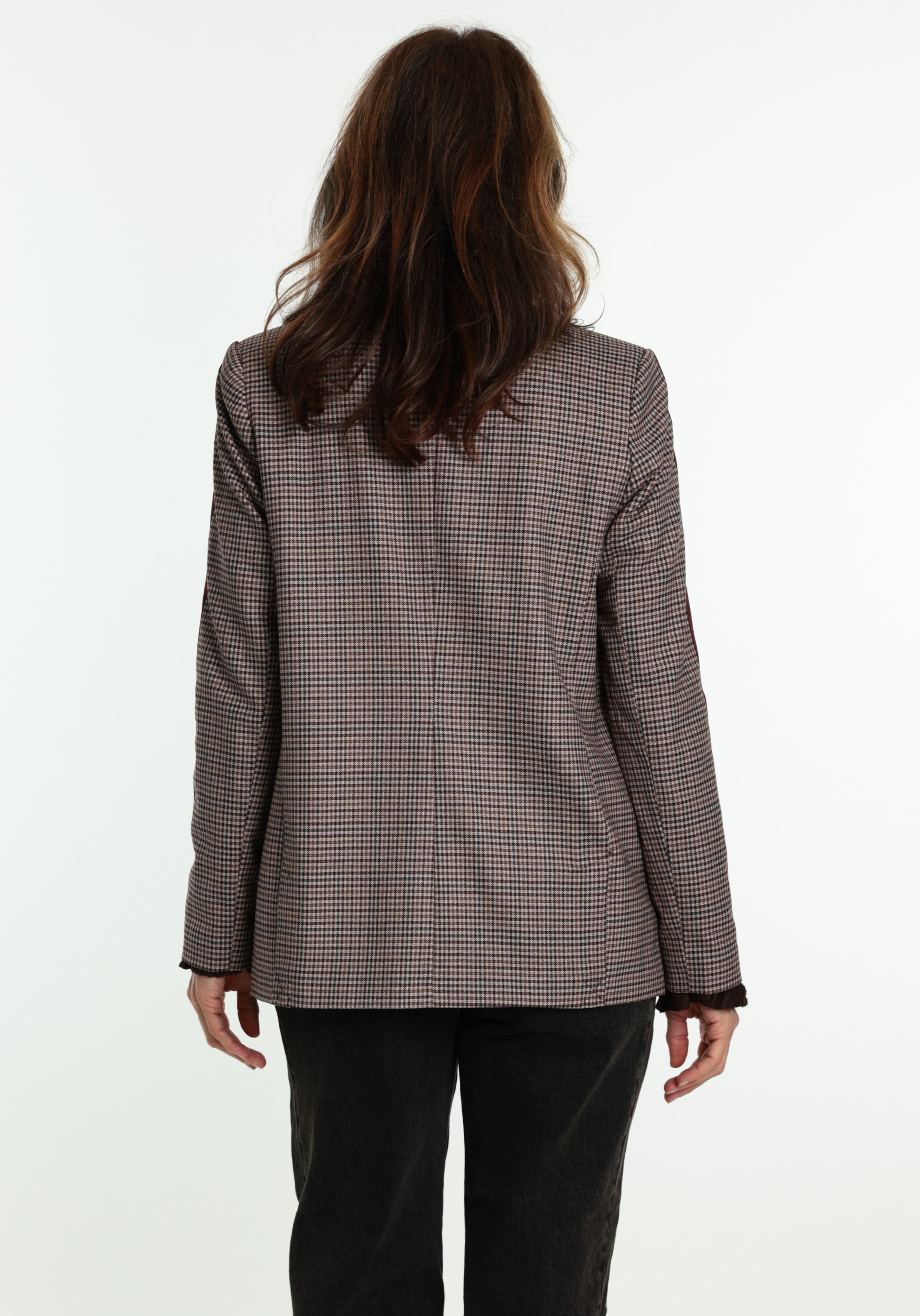 Geisha Blazer geruit 65575-32 Bordeaux