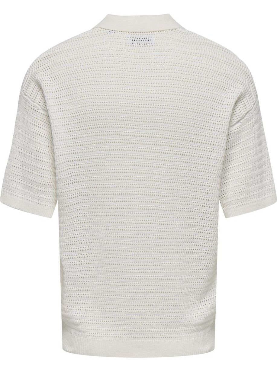 ONLY & SONS Polo Thiago 22032249 Wit