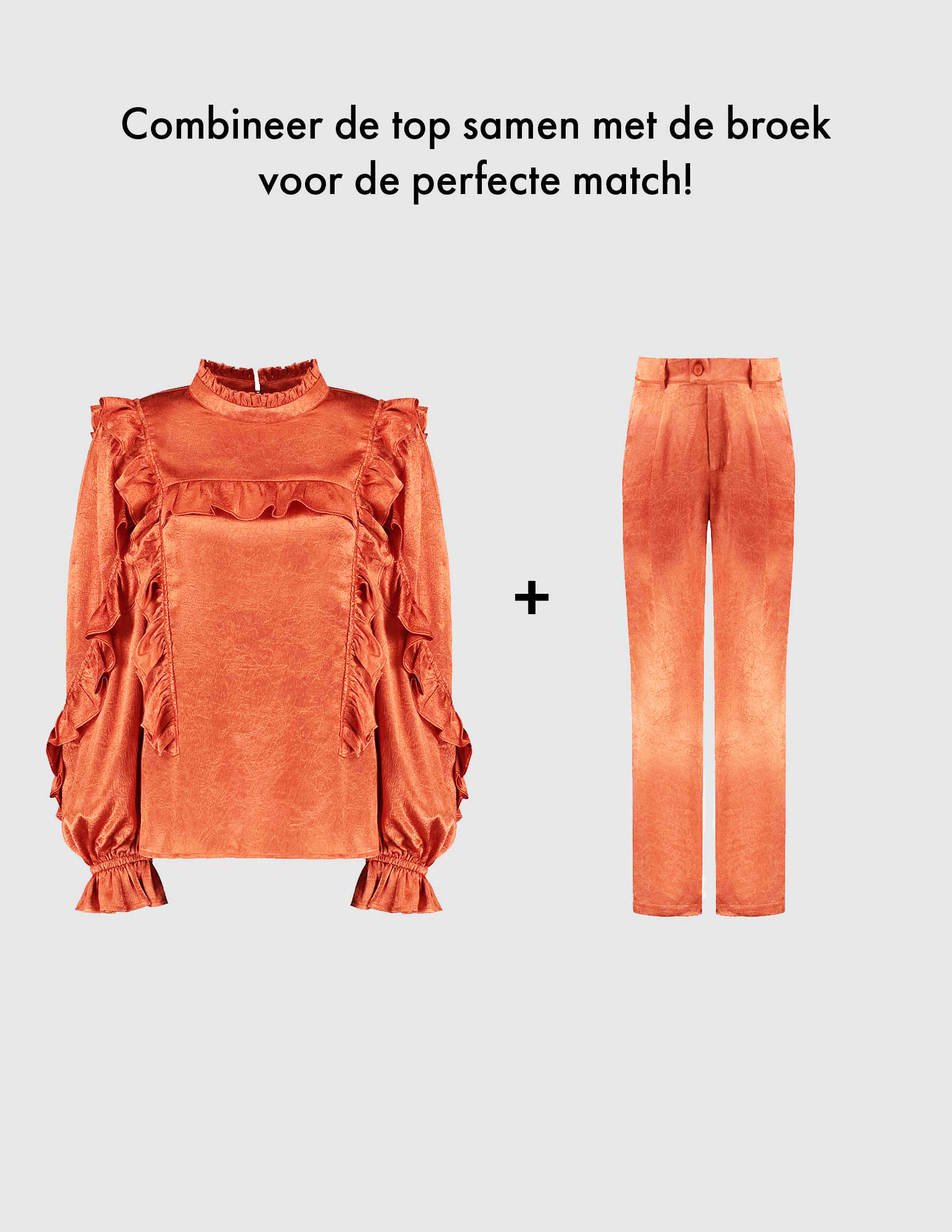 Amaya Amsterdam Broek Amie Oranje