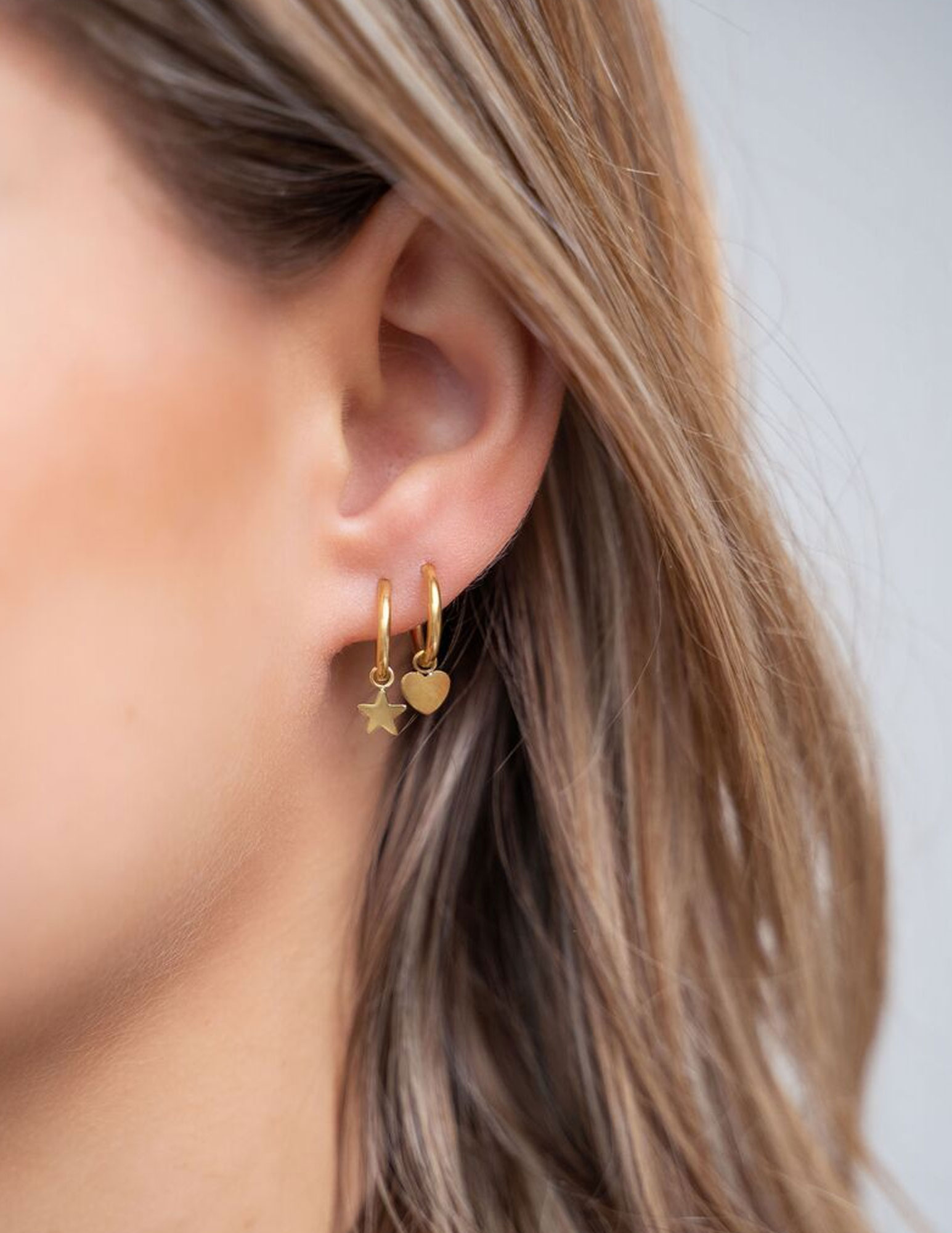 My Jewellery Oorbellen met ster MJ07890 Zilver