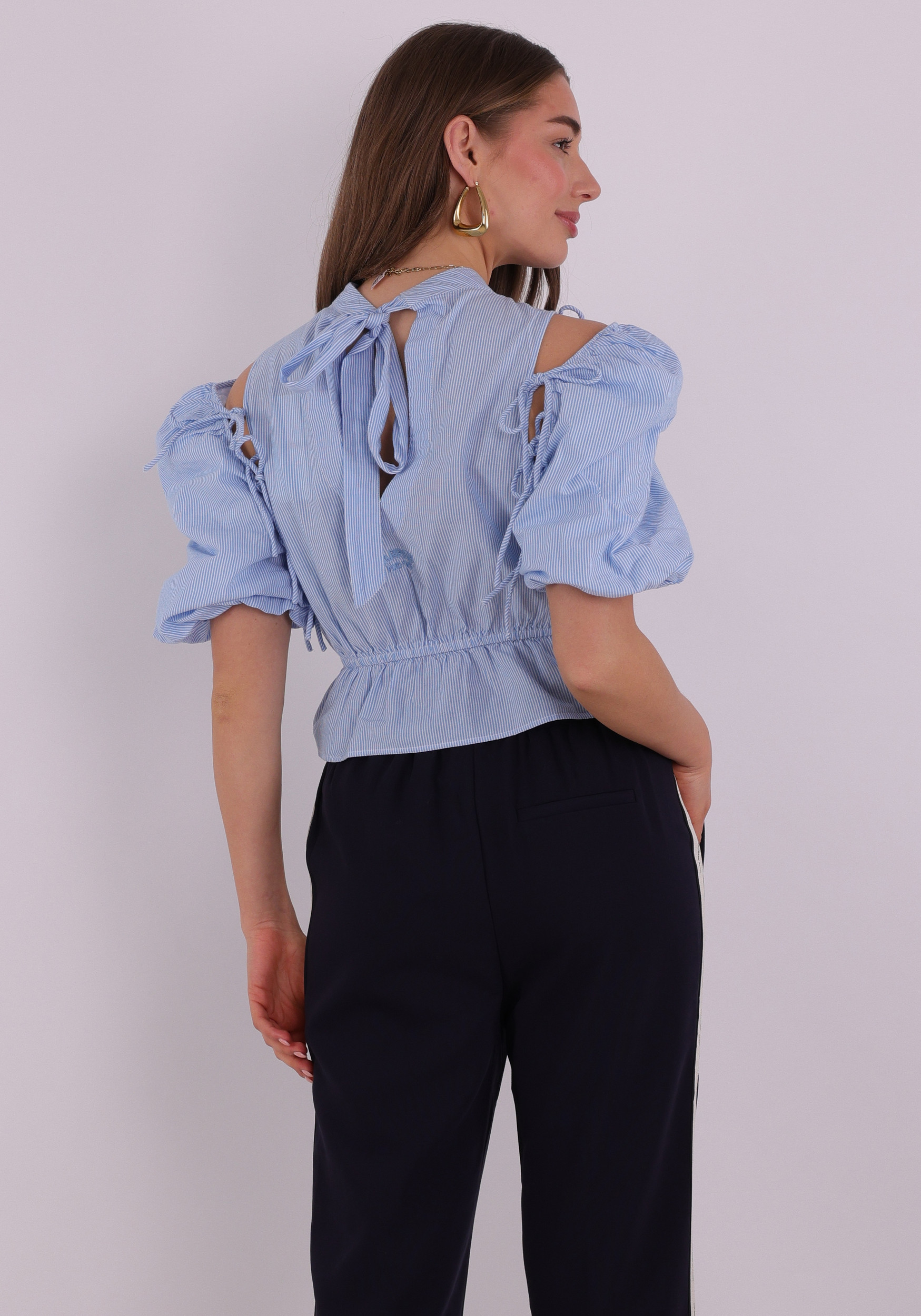 Harper & Yve Blouse Jacey SS6C400 Licht blauw