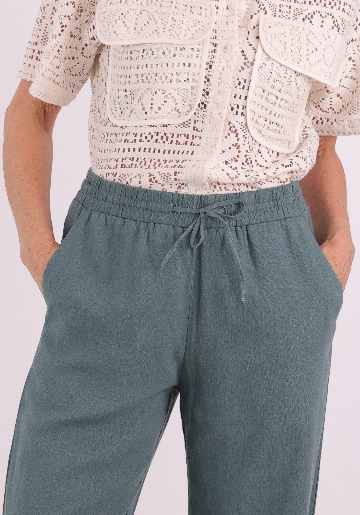 FREE|QUENT Broek Lava 127405 Donker groen