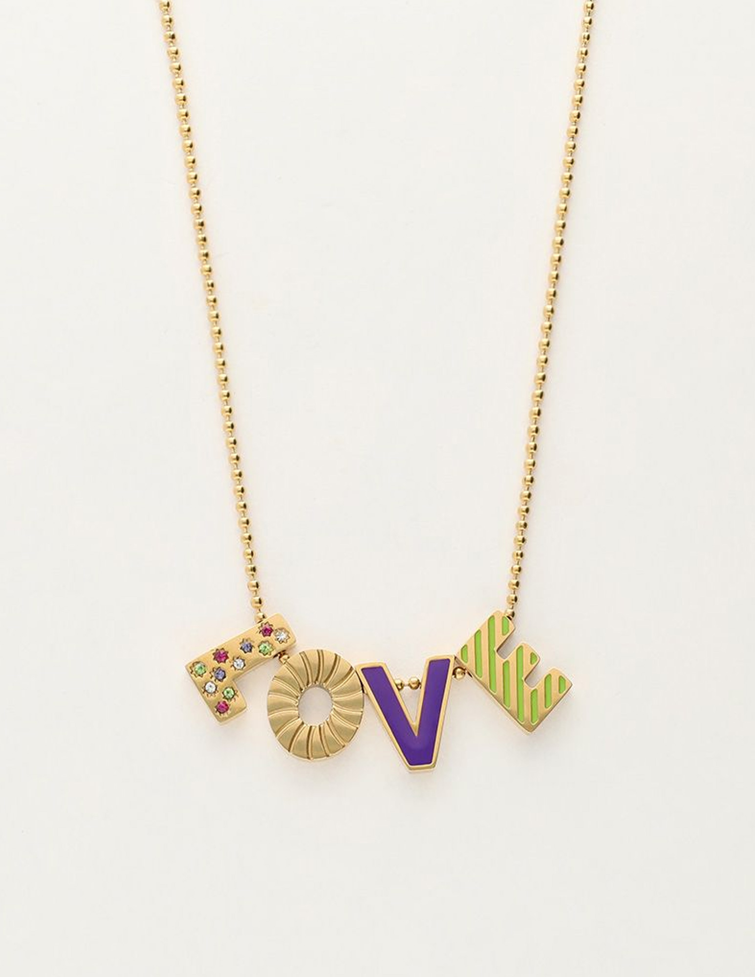 My Jewellery Ketting letters love MJ10190 Goud