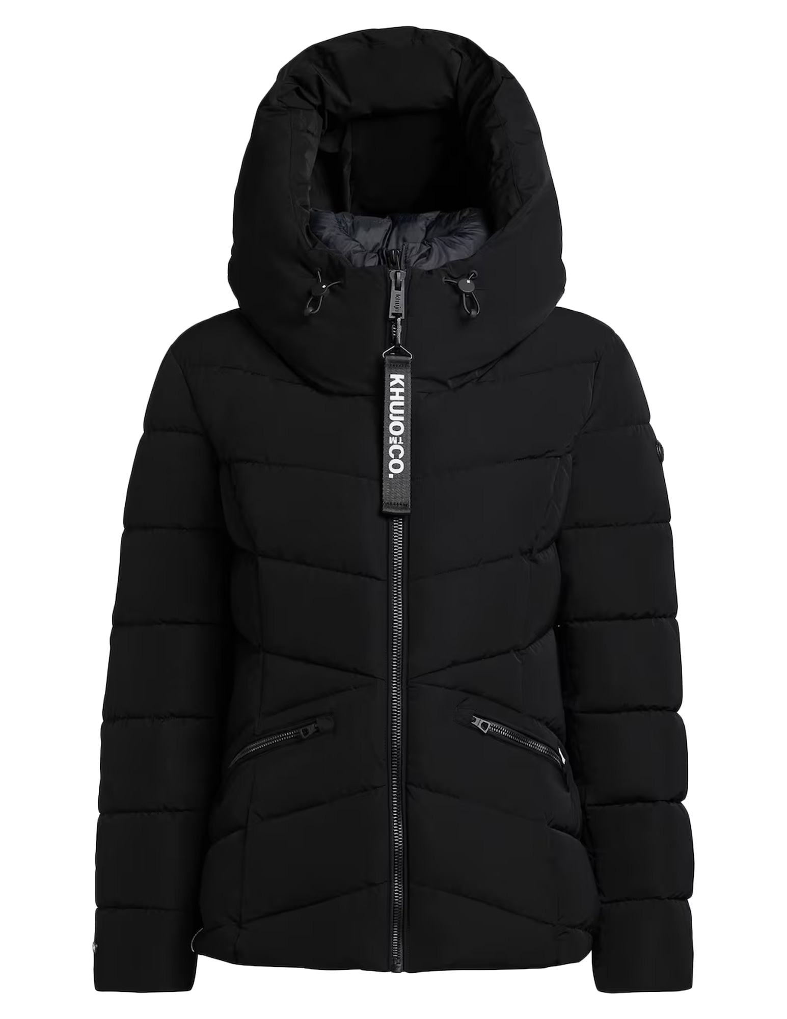 KHUJO Winterjas Hersch 1095JK253 Zwart