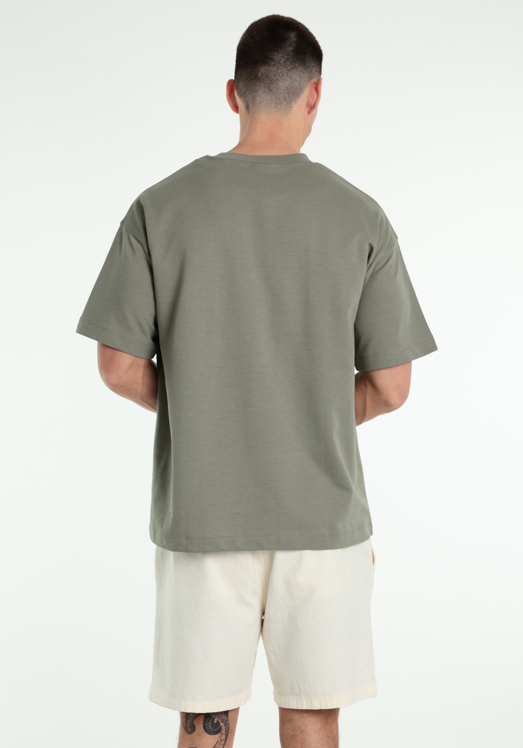 JACK & JONES T-shirt Barron 12298906 Midden groen