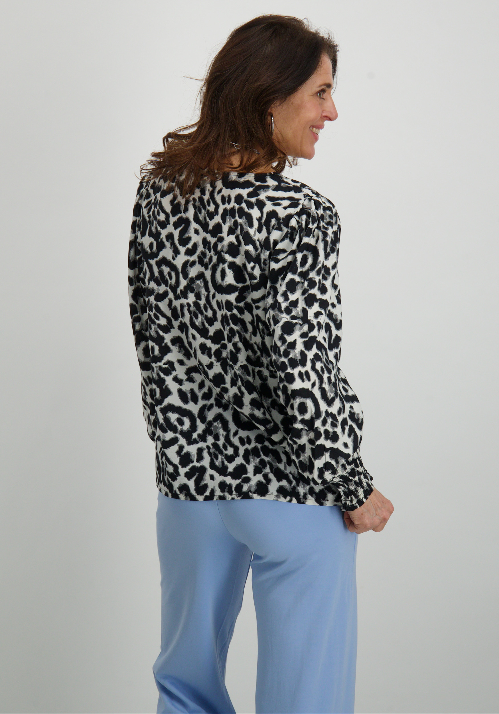 Kaffe Clothing Blouse Alice 10509405 Zwart/Wit