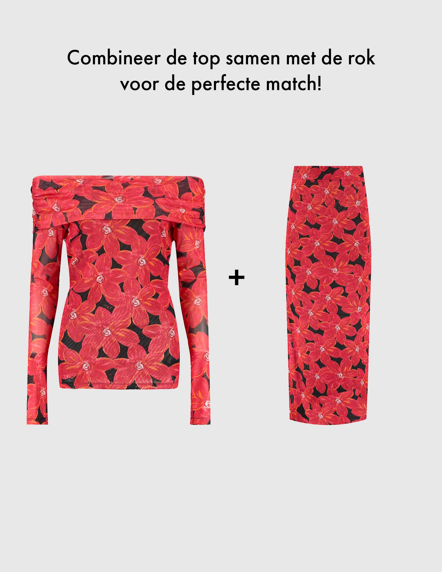Harper & Yve Rok Leny SS25J000 Rood