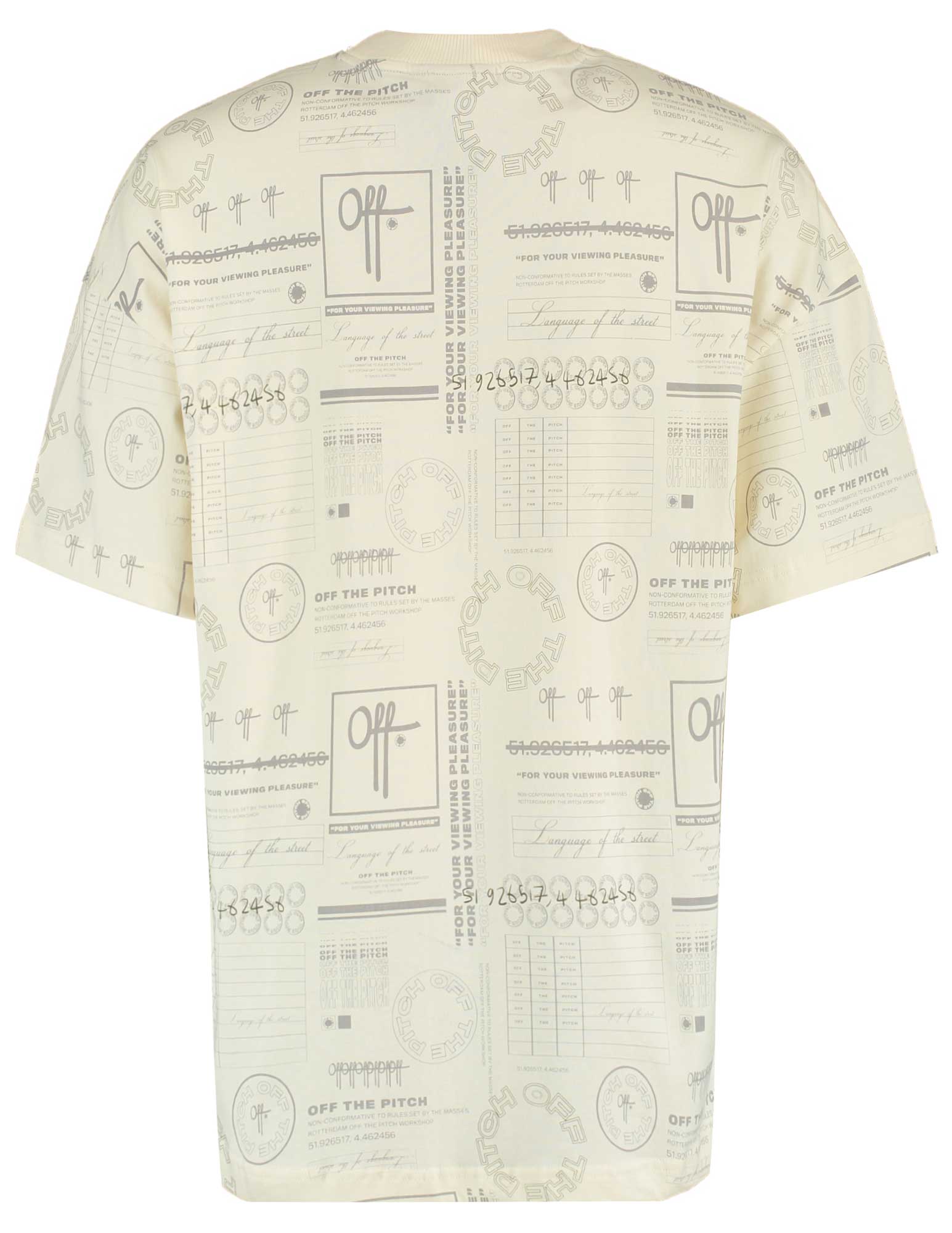 Off The Pitch T-shirt Chip OTP241009 Wolwit-ecru