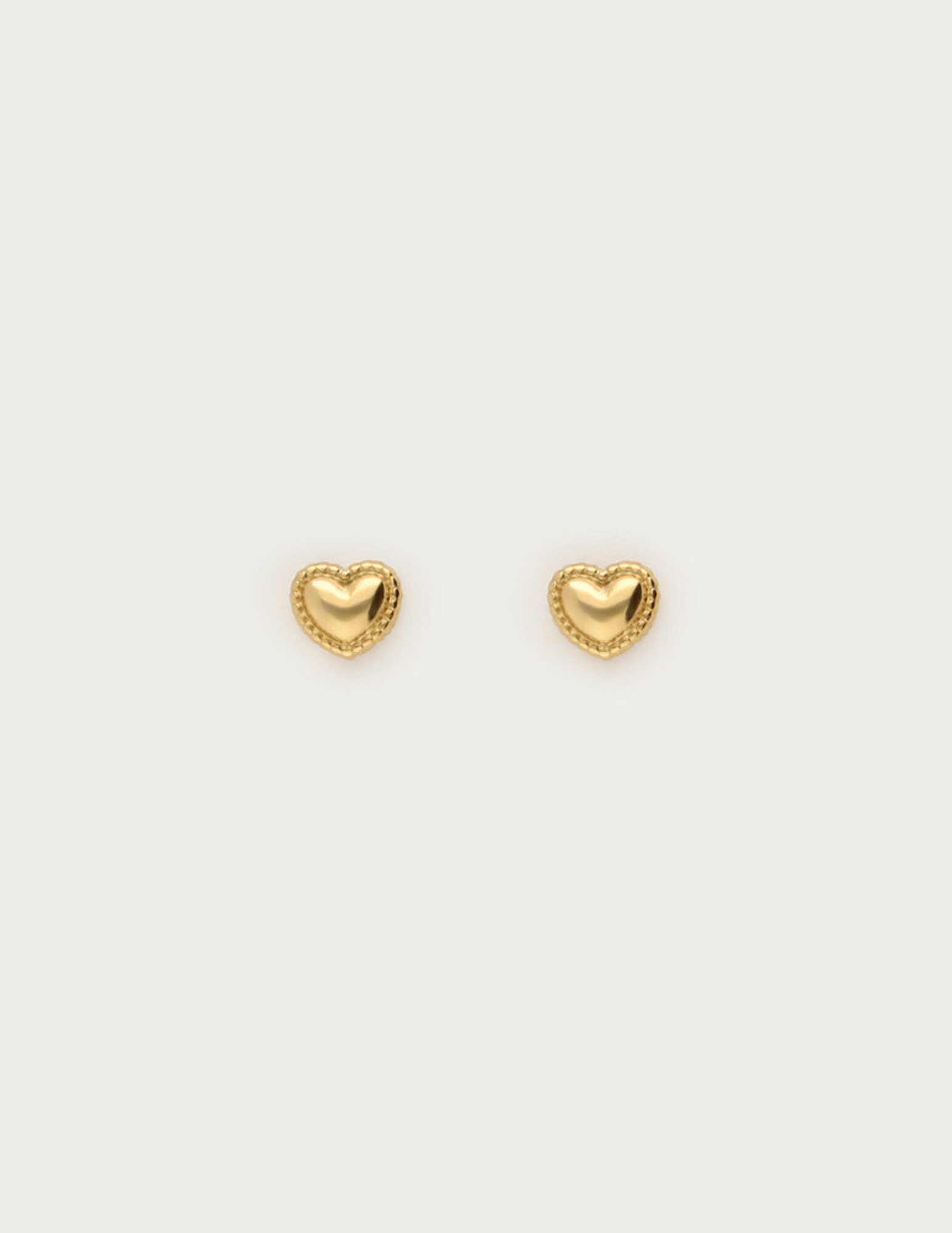 My Jewellery Studs met hartje en dots MJ14856 Goud