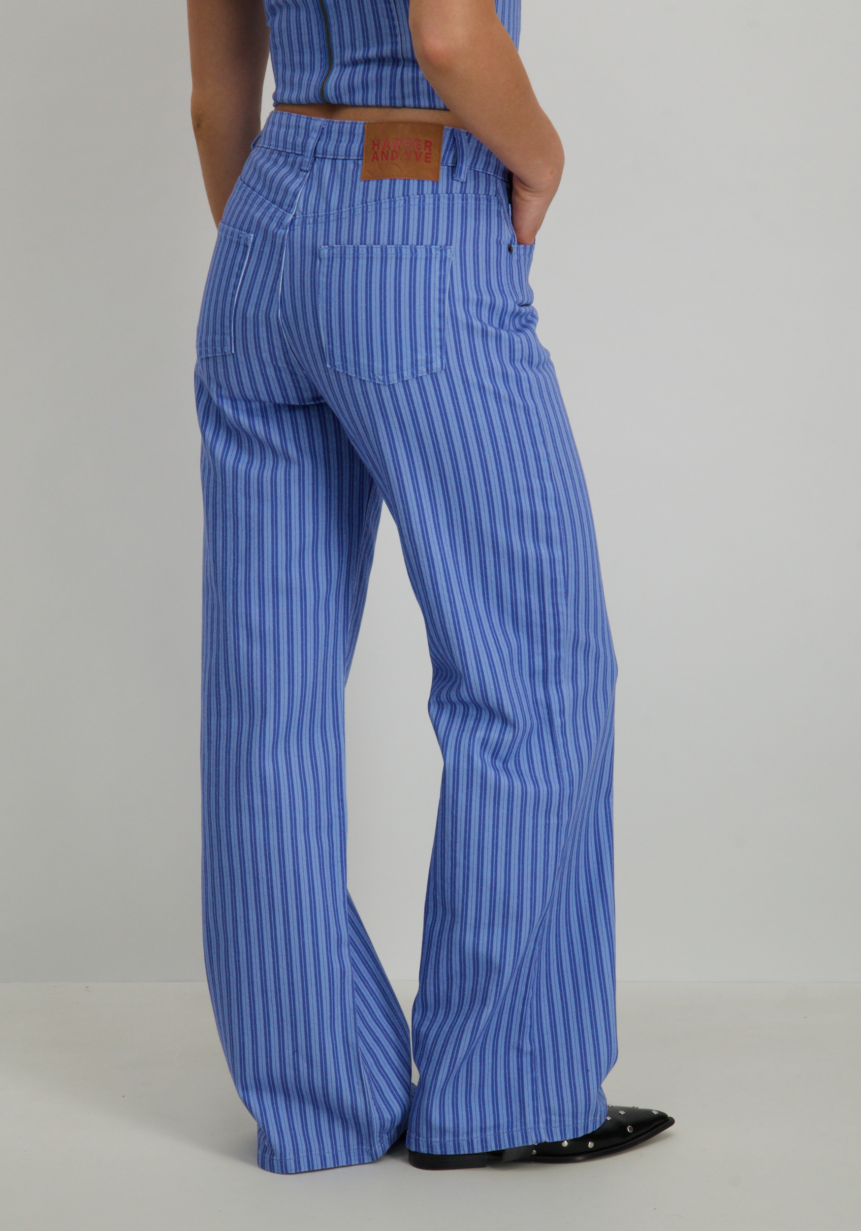 Harper & Yve Broek Yve HS25R100 Blauw