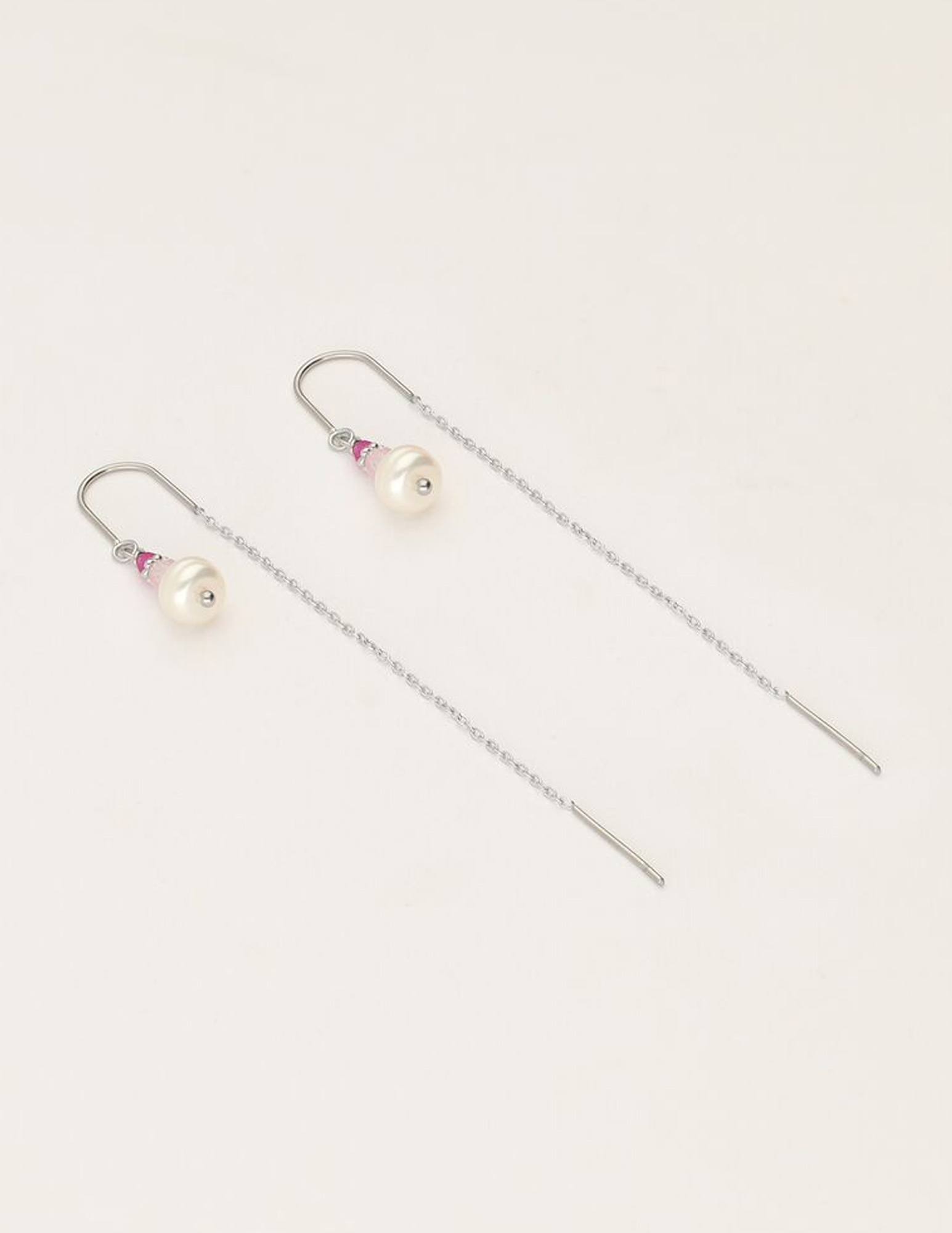 My Jewellery Oorhangers met kralen MJ11488 Zilver